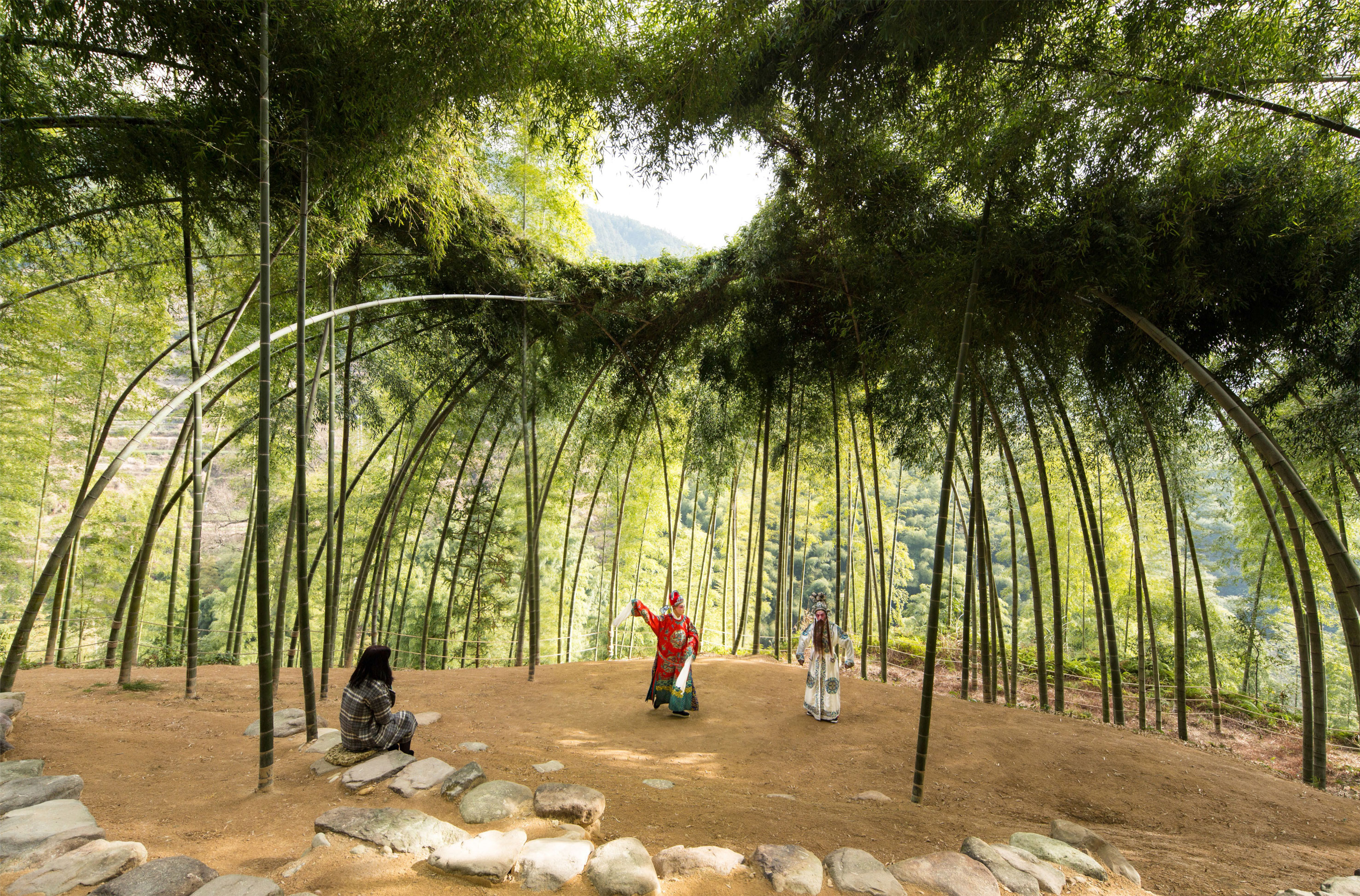 Una selezione dei candidati allo Swiss Architectural Award 2020 – ​​​​​​​Xu Tiantian / DnA Design and Architecture (Cina), Bamboo Theatre, Songyang (Cina), 2015.