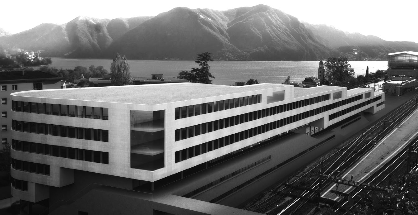 Campus SUPSI, Lugano Stazione. Antonio Cruz Villalón, Antonio Ortiz García, Sandra Giraudi e Thomas Radczuweit