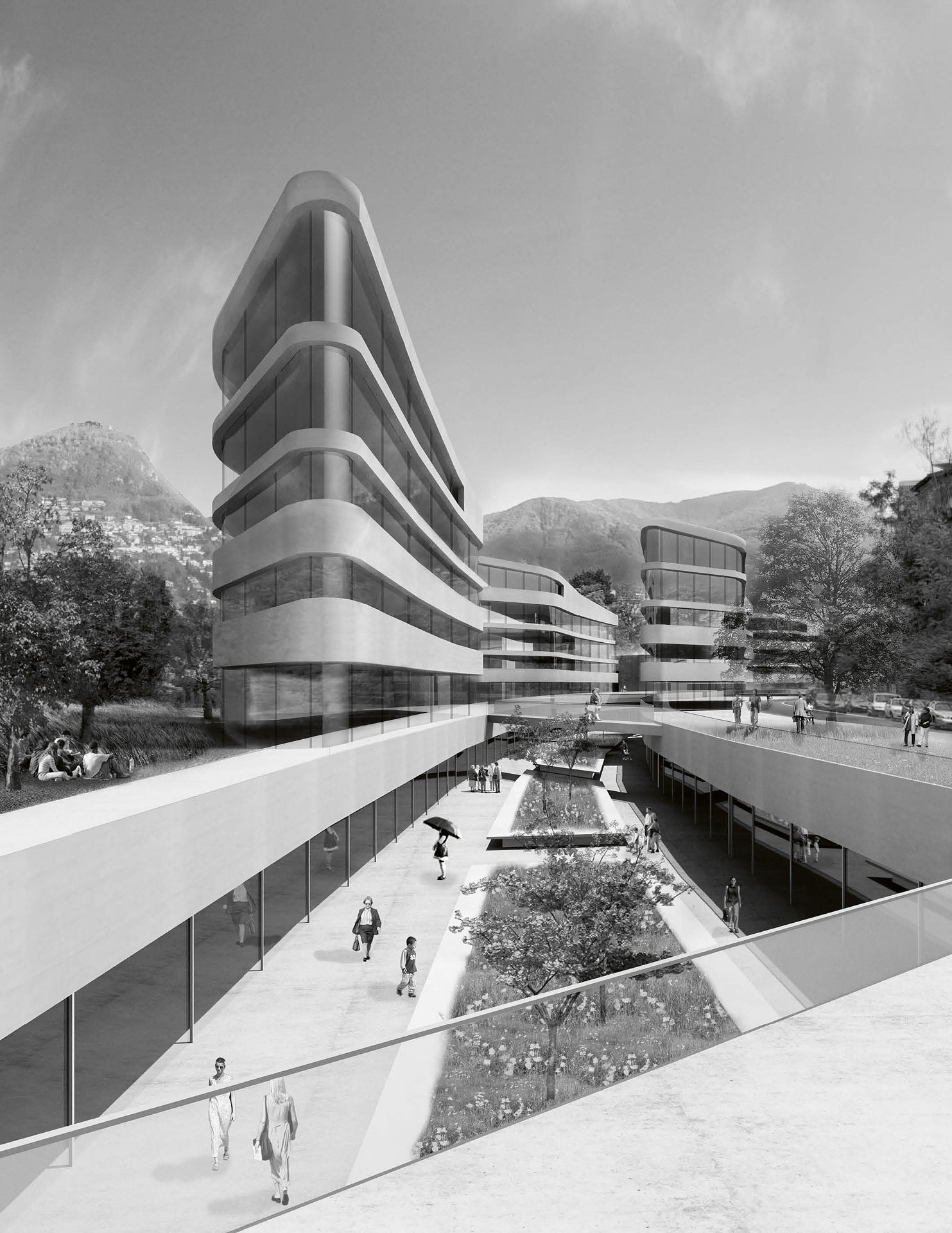 Campus SUPSI Lugano Stazione, Cruz y Ortiz arquitectos SLP e Giraudi Radczuweit architetti