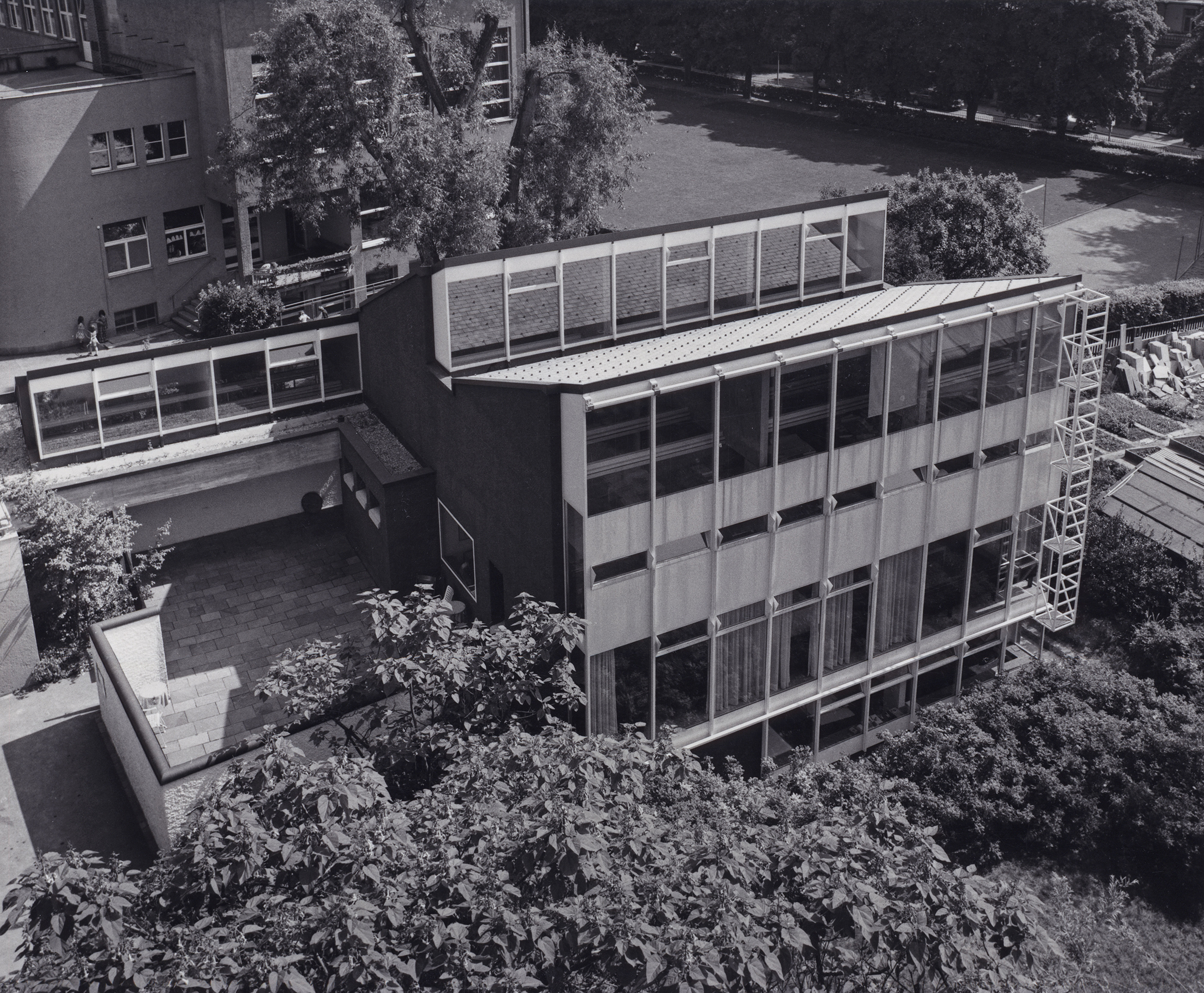 Ernst-Gisel-Blaues-Atelier-Aufsicht