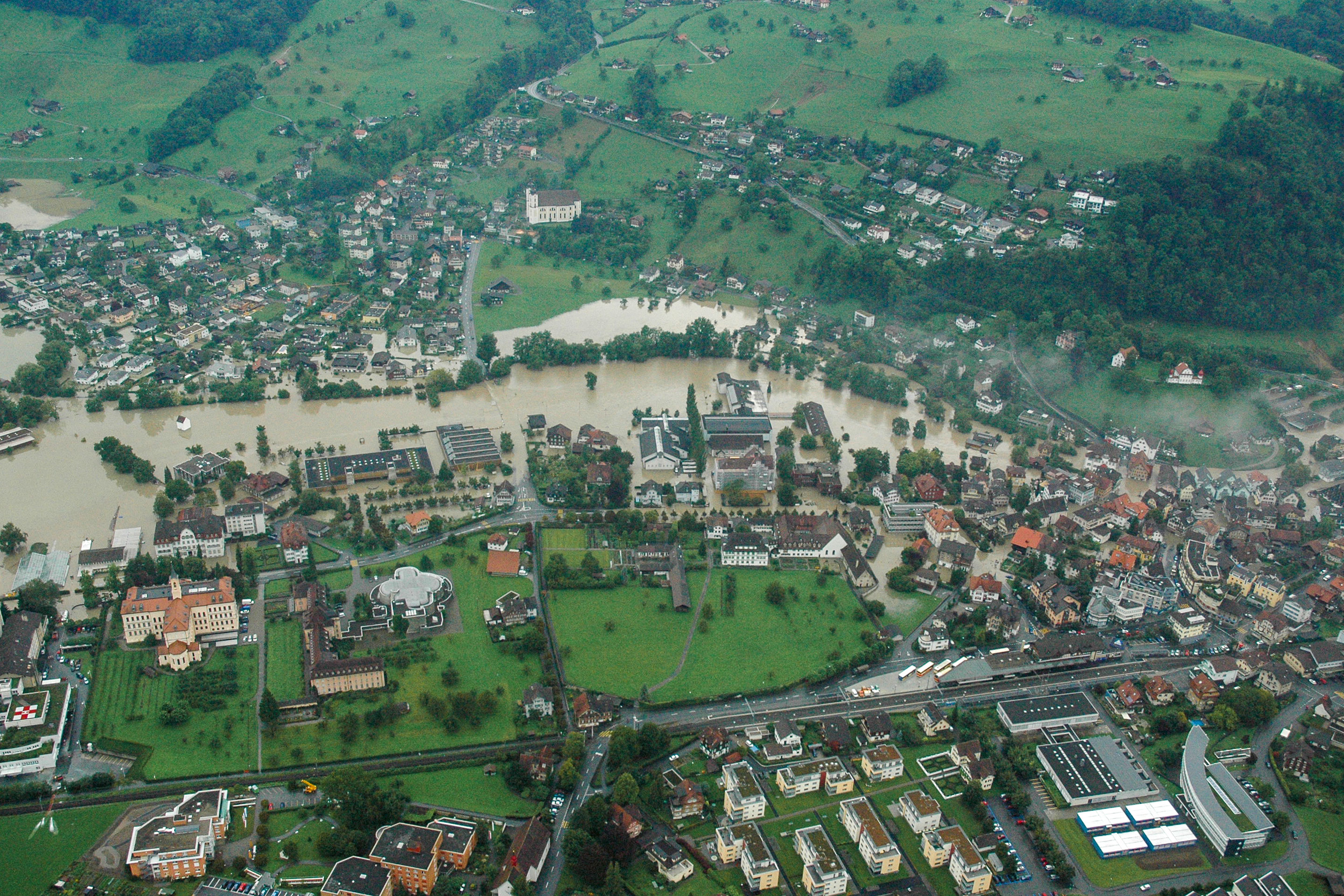 Hochwasserschutzprojekt-Augusthochwasser