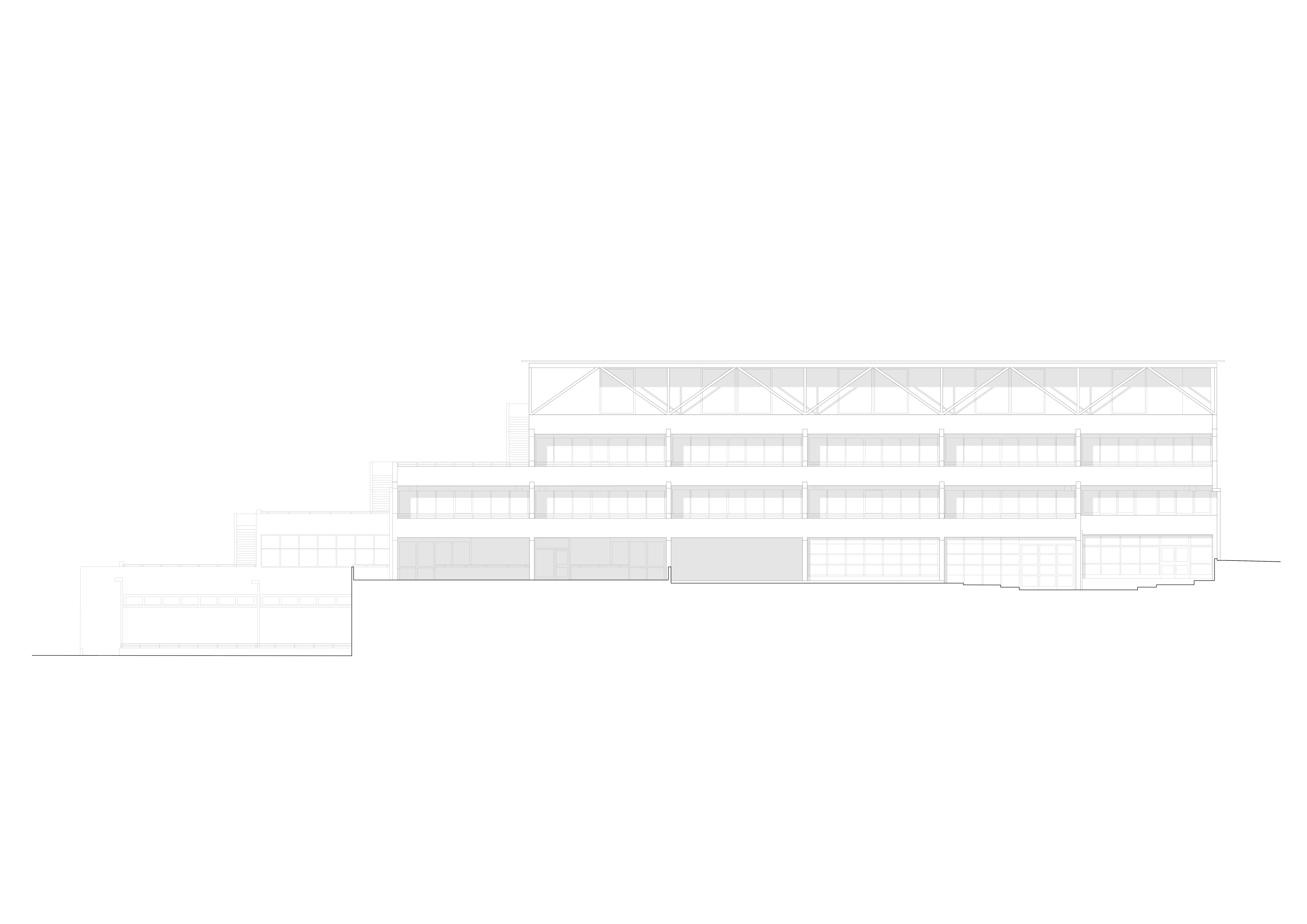 Inches Geleta Architetti, progetto per la nuova mensa scolastica di Viganello, 2017, 1° premio