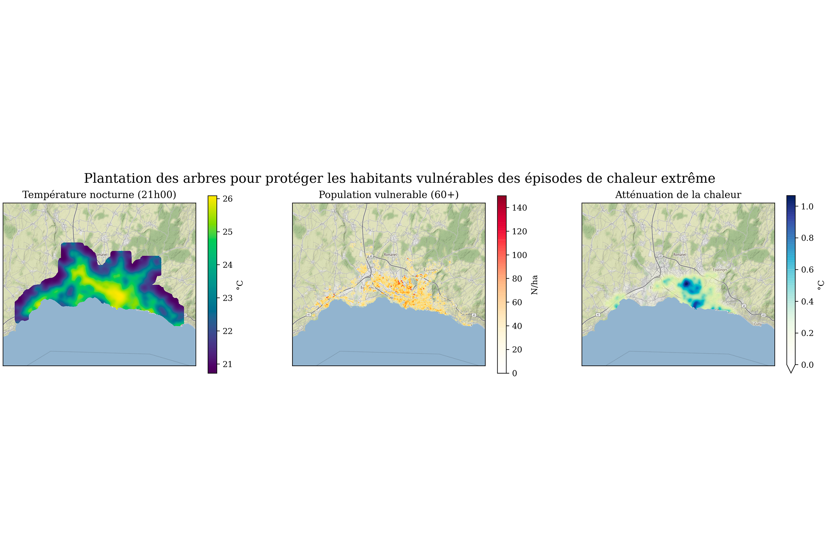 Mitigation ilot de chaleur