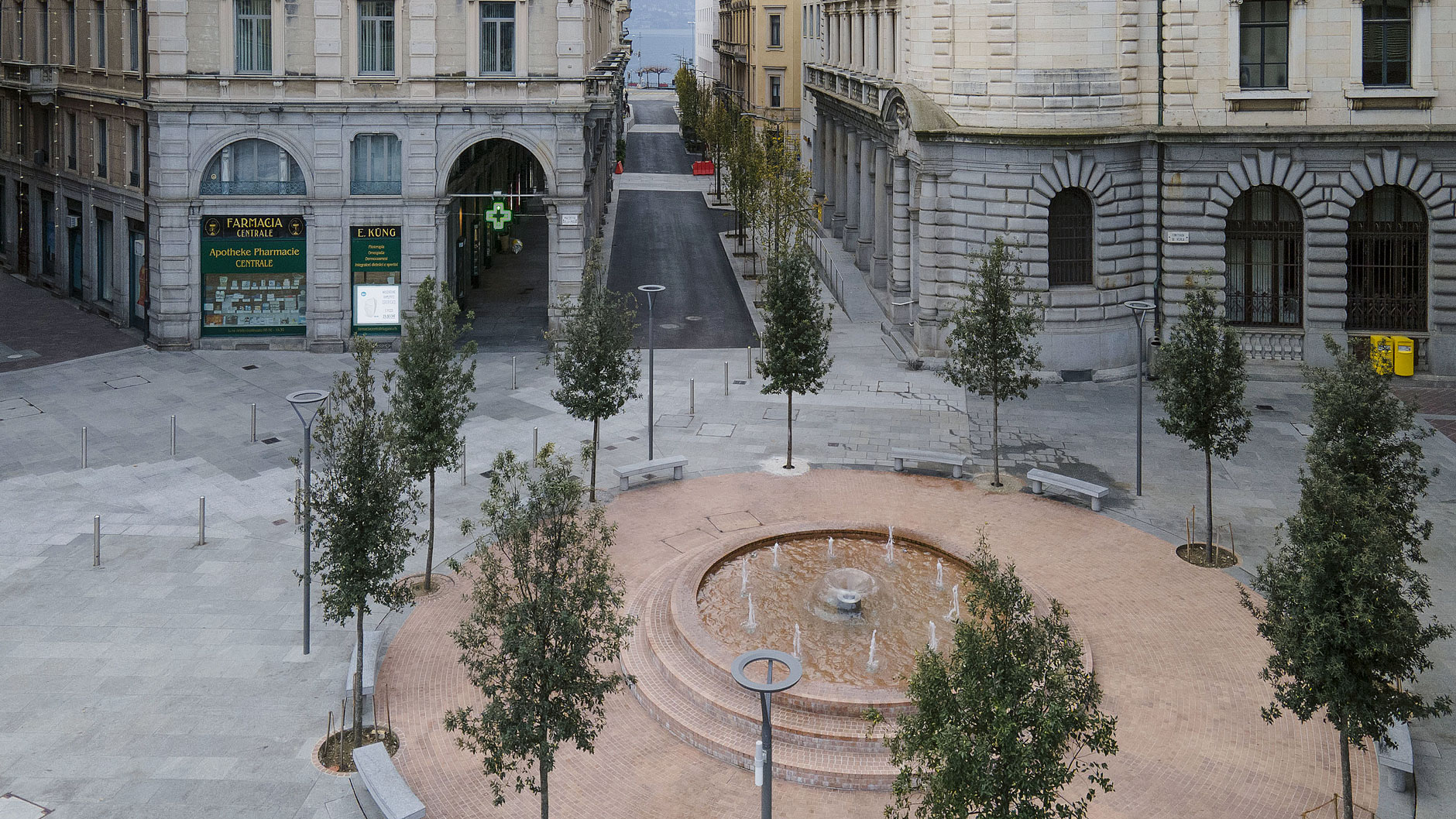 La pavimentazione pedonale del centro di Lugano (2012-2021) di Buletti Fumagalli Del Fedele Bernardi
