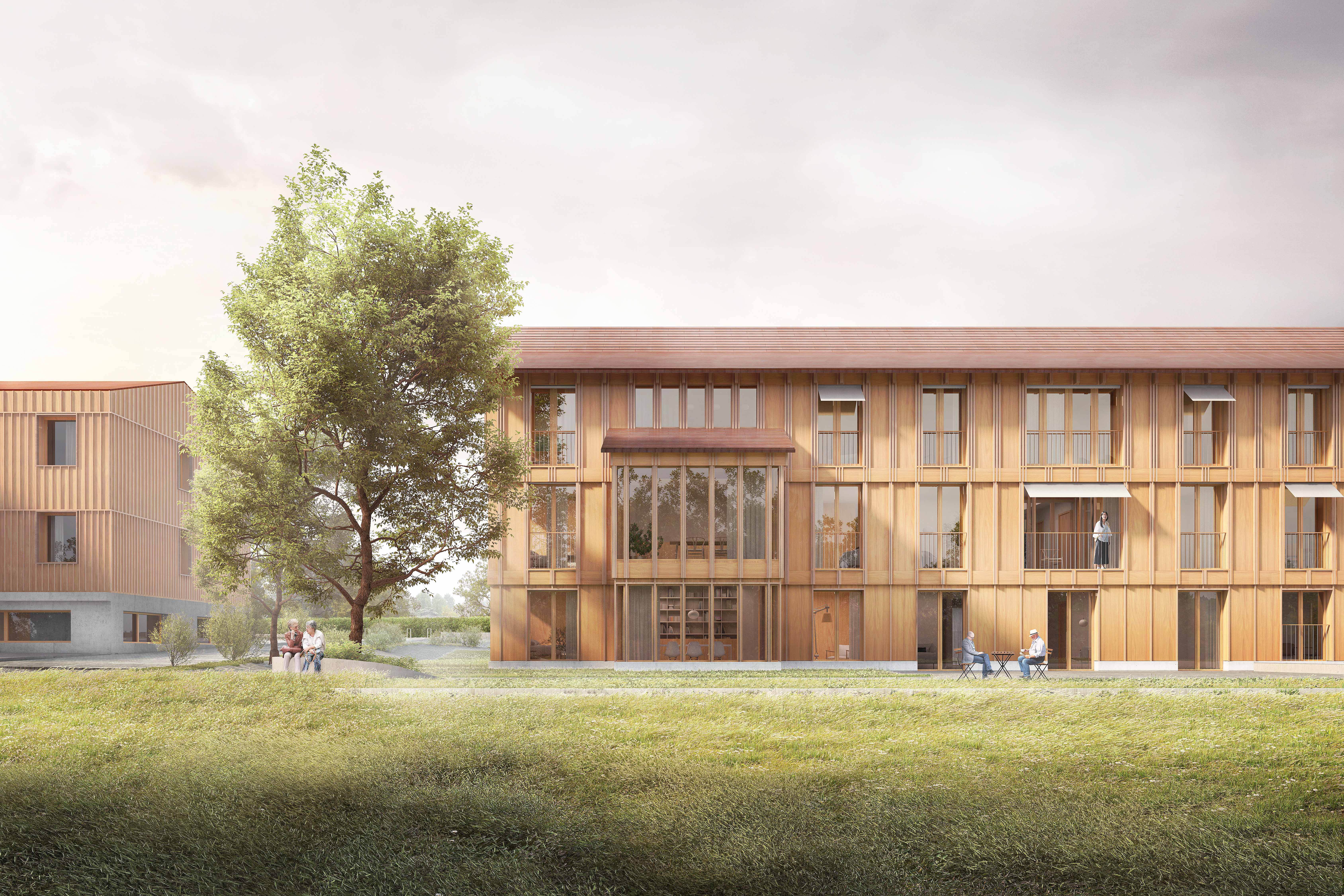 Construction d'un immeuble pour seniors à Anières - 1er prix