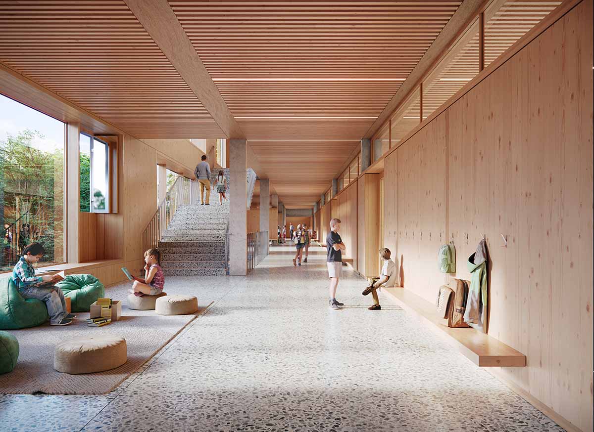 Rénovation et l’extension de l’école Liotard à Genève - 3e rang