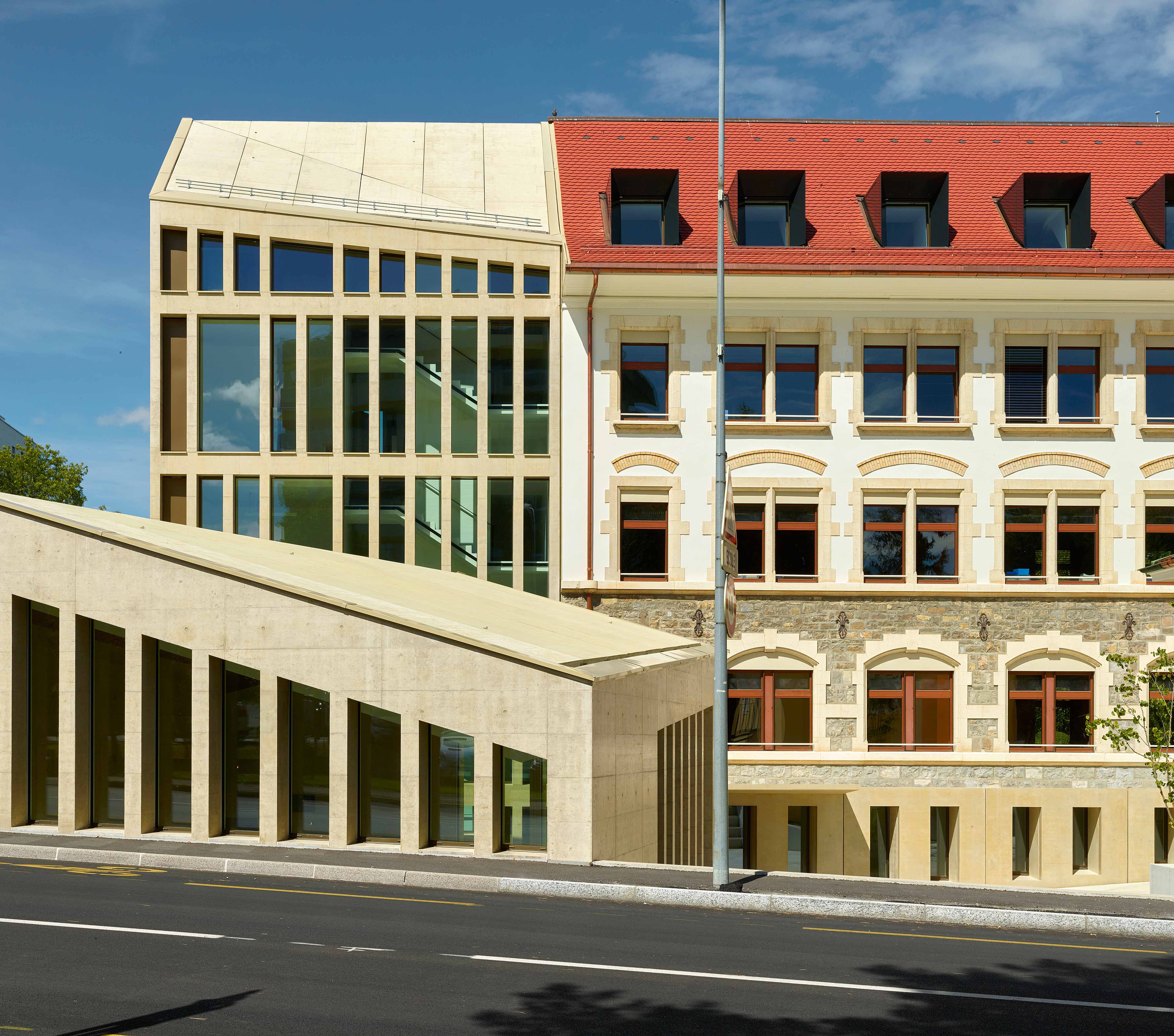 Transformation, extension et rénovation de l'ancienne préfecture et de l'école de Versoix