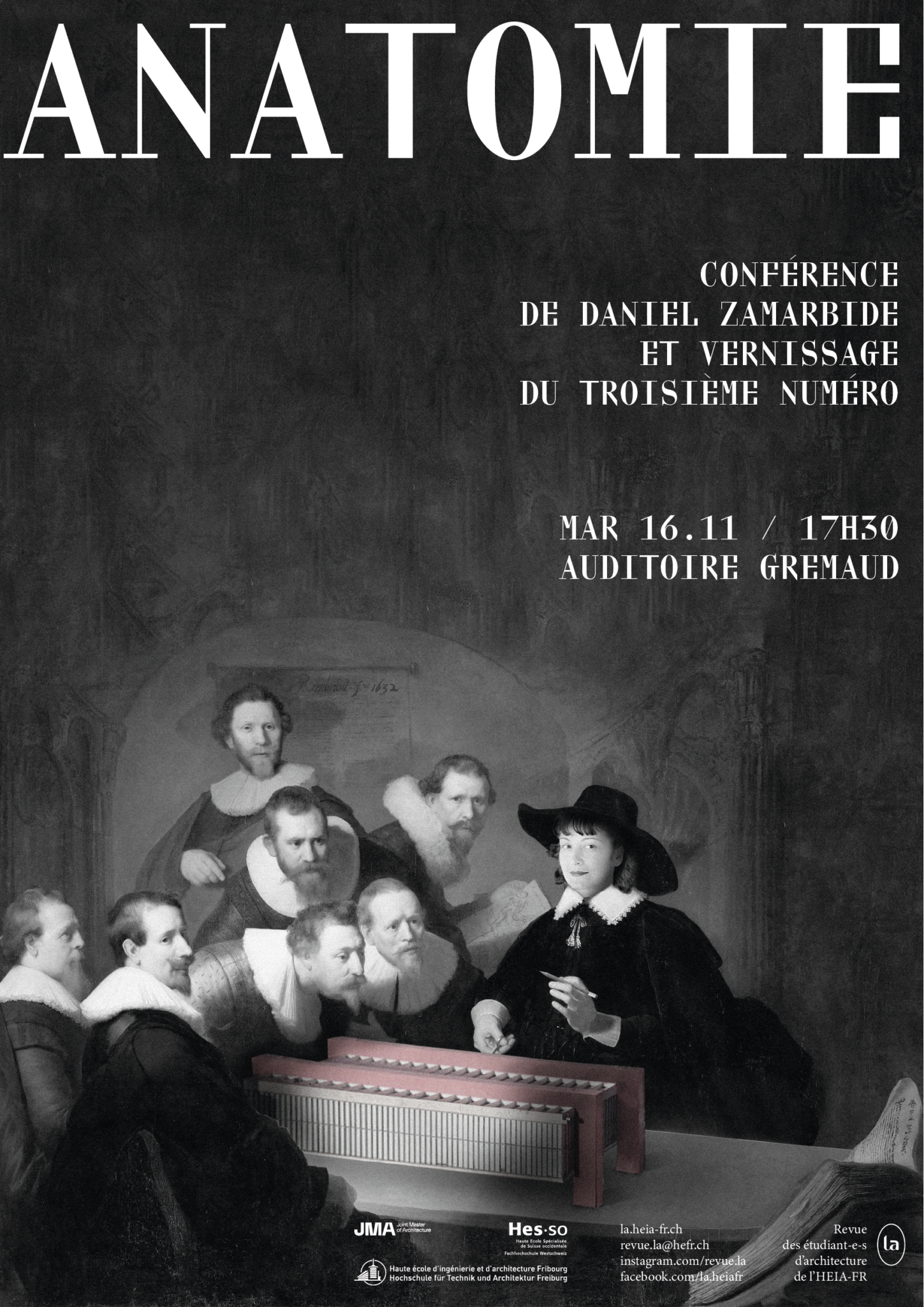 Anatomie: conférence de Daniel Zamarbide