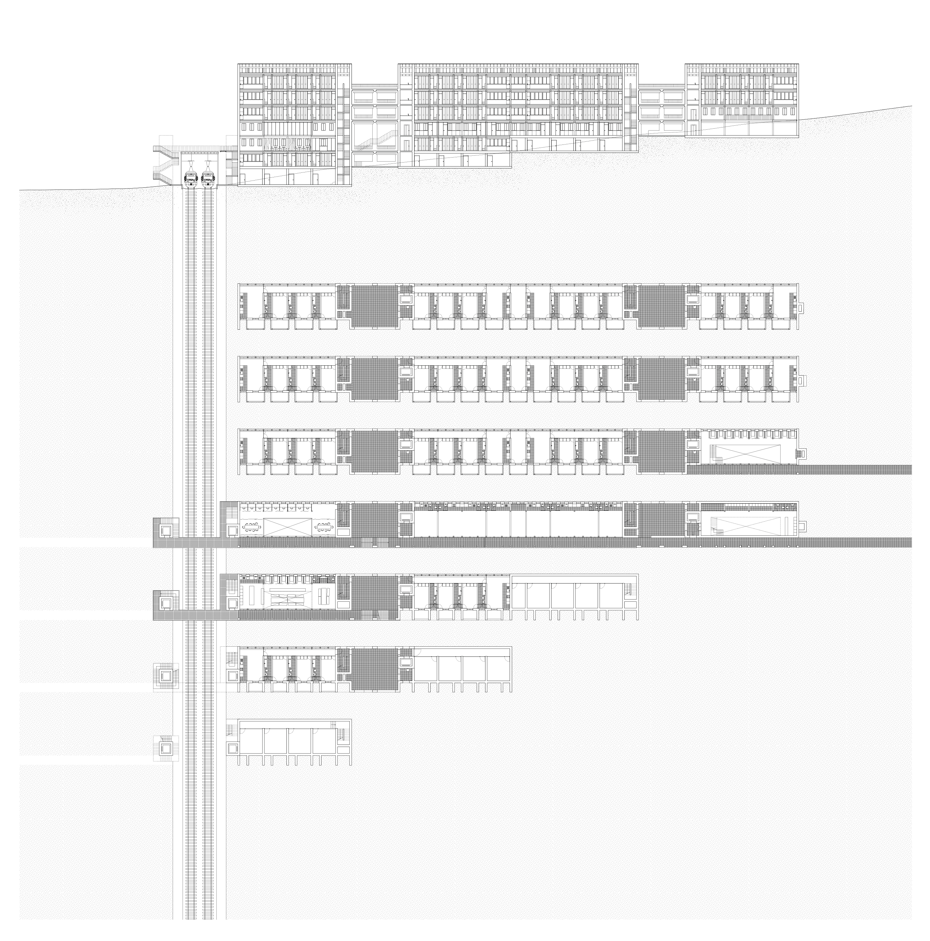 Andrea Ishii : La cohabitation des temps. Entre ville et campagne: infrastructure et chambres à Sugnens, Vaud, projet de master EPFL 2021