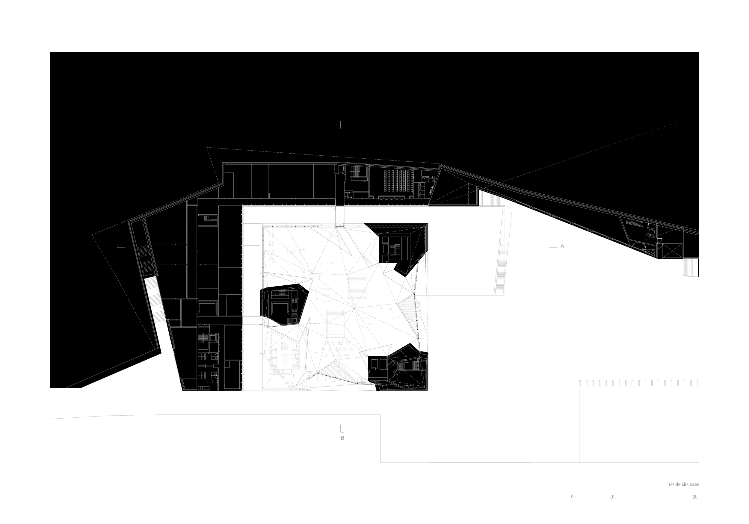 Plan du rez-de-chausée, mudac et Photo Elysée