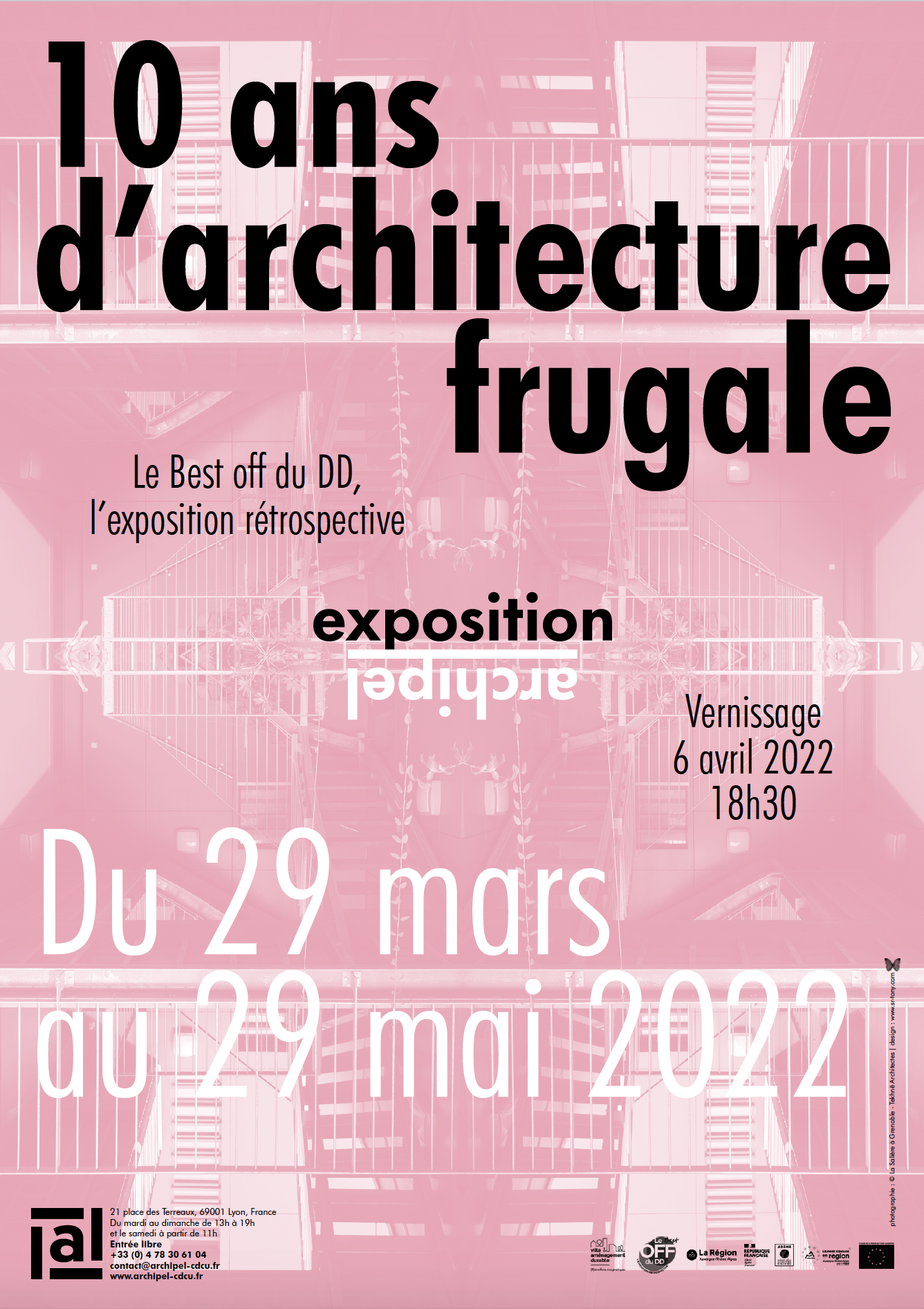 10 ans d'architecture frugale - Affiche