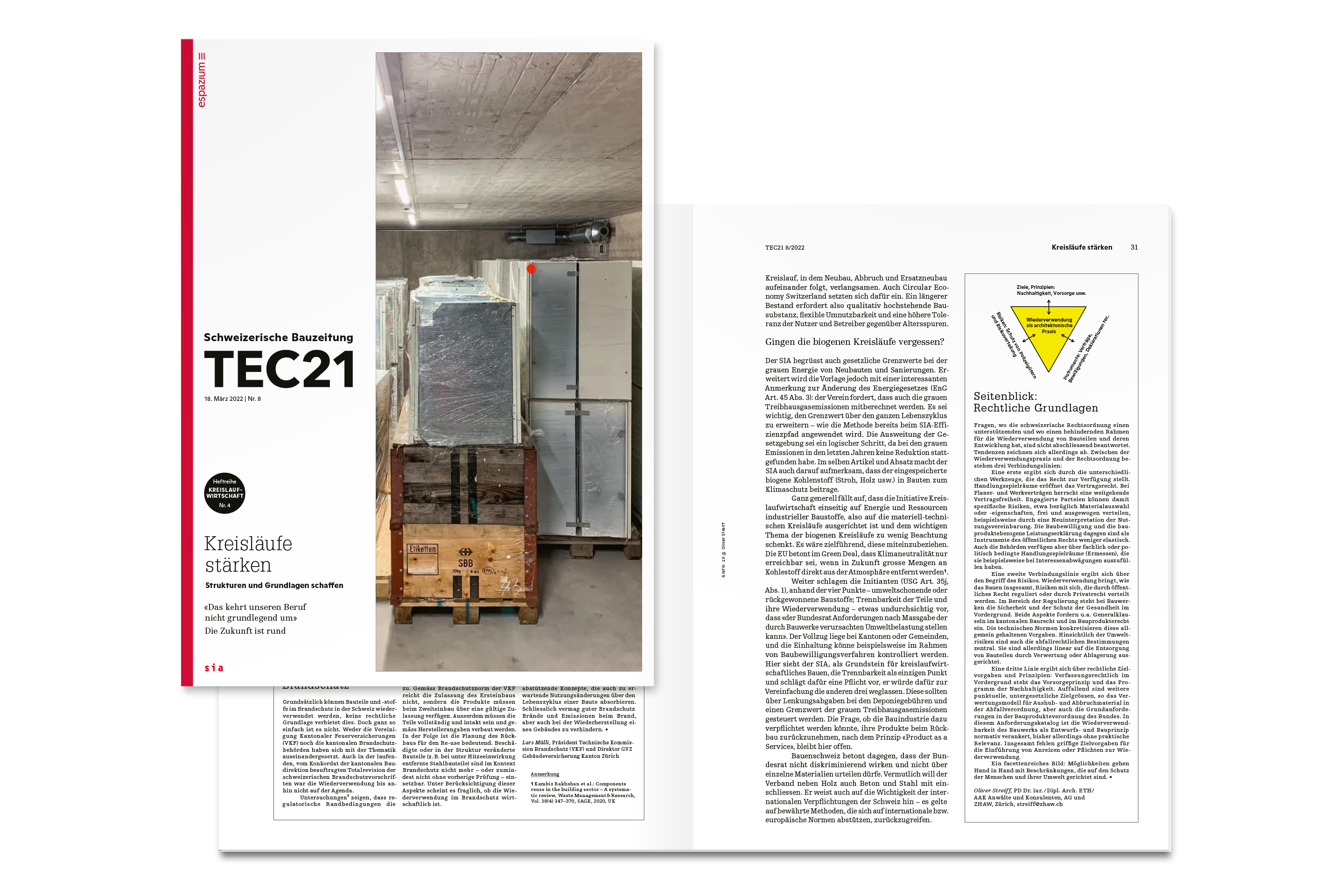 Kreislaufwirtschaft, TEC21 8/2022