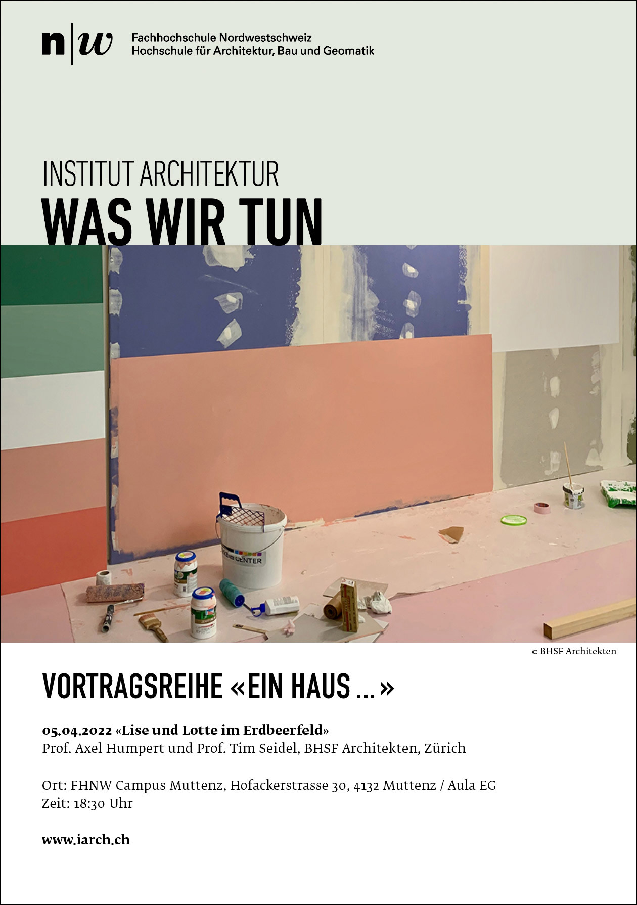 Vortragsreihe «Ein Haus...»