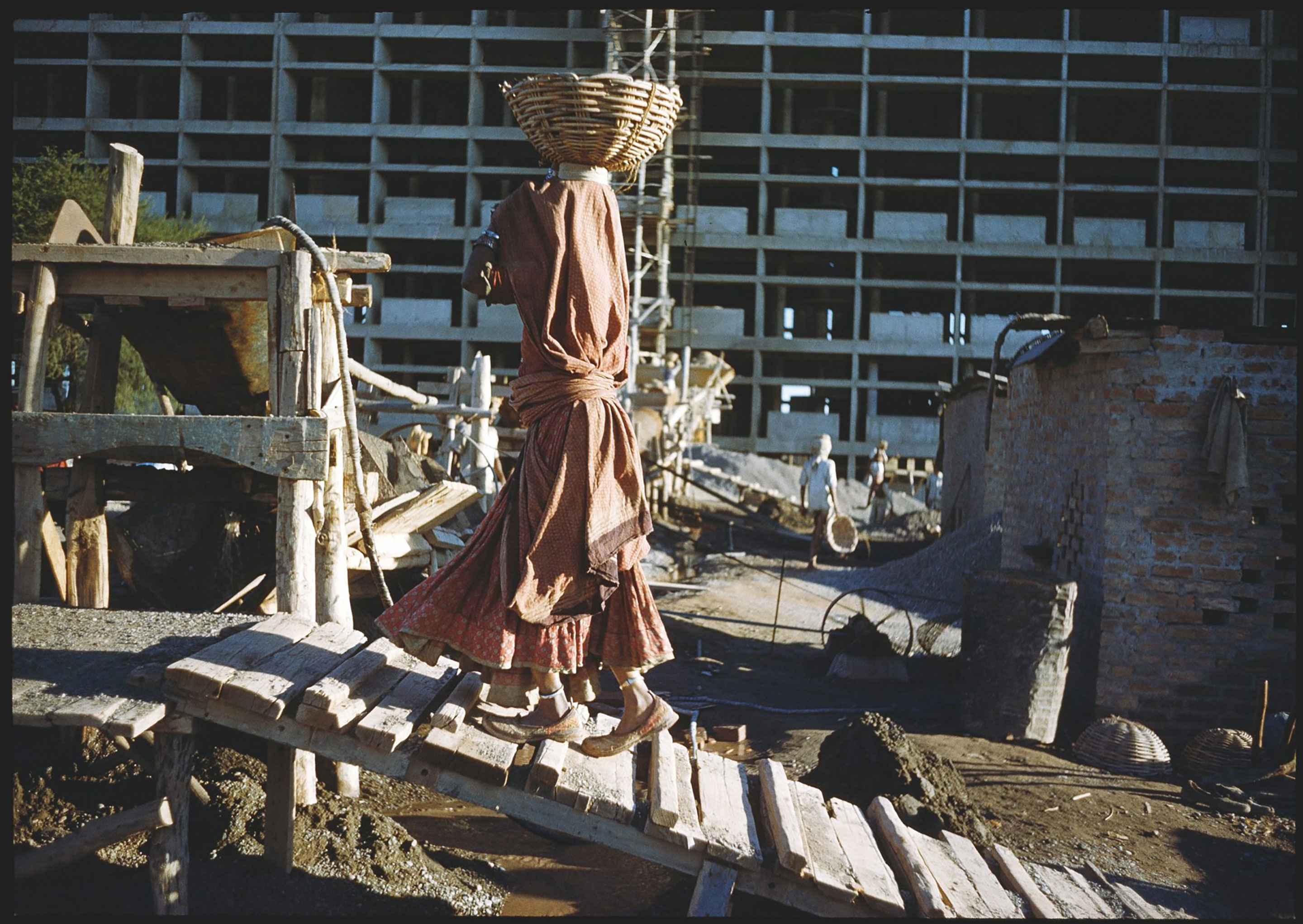 MoMA-Stierli-Concrete-Woman-carry-cement-Secretariat-Building-Capitol-Complex-Chandigarh