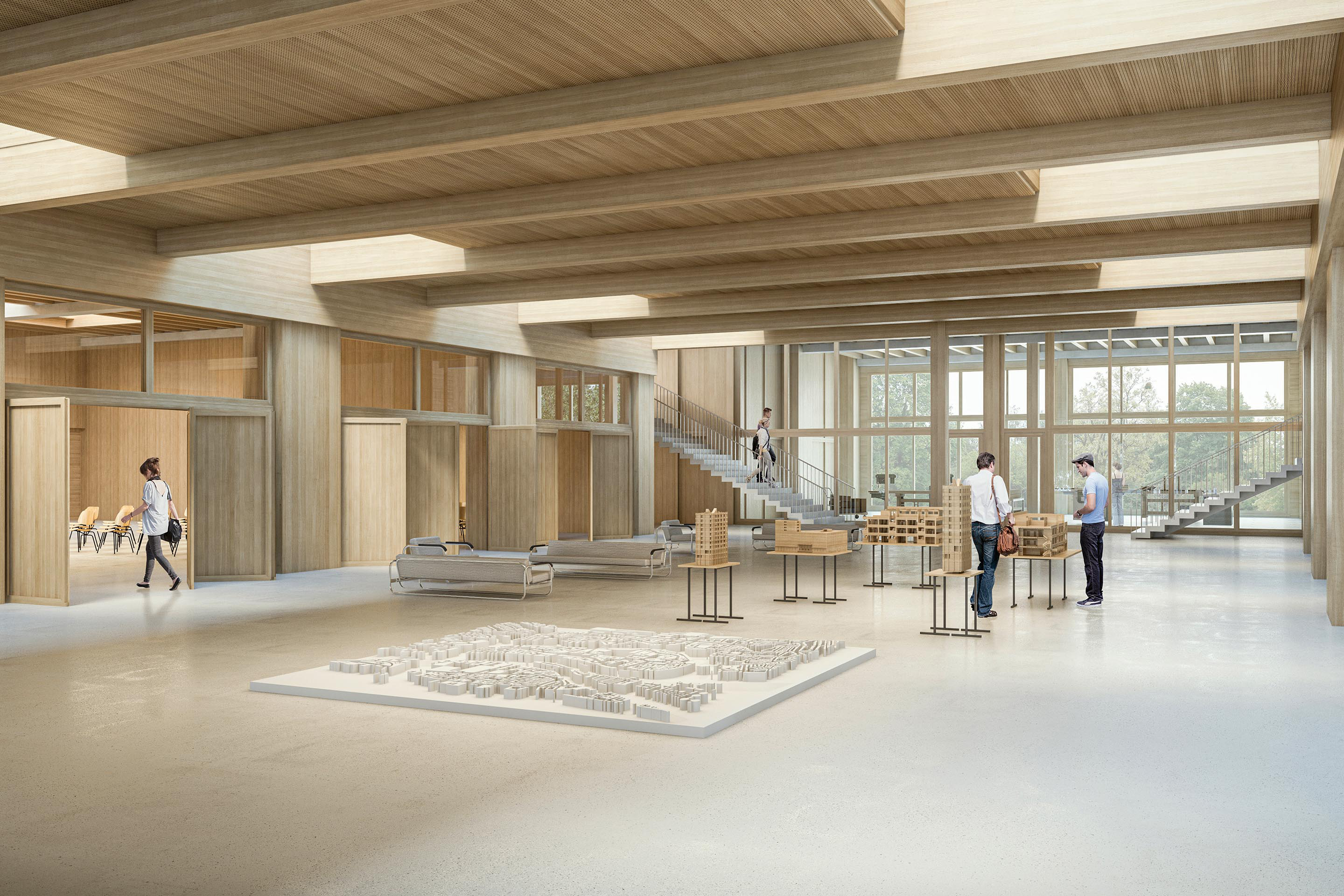 Es ist bezeichnend, dass im ersten rein mit BIM ausgetragenen, selektiven, anonymen Wettbewerb der Schweiz ein analoges Modell in der Visualisierung aufaucht. Ein solches kam auch ohne Vorgabe der Jury beim Siegerprojekt zum Einsatz.