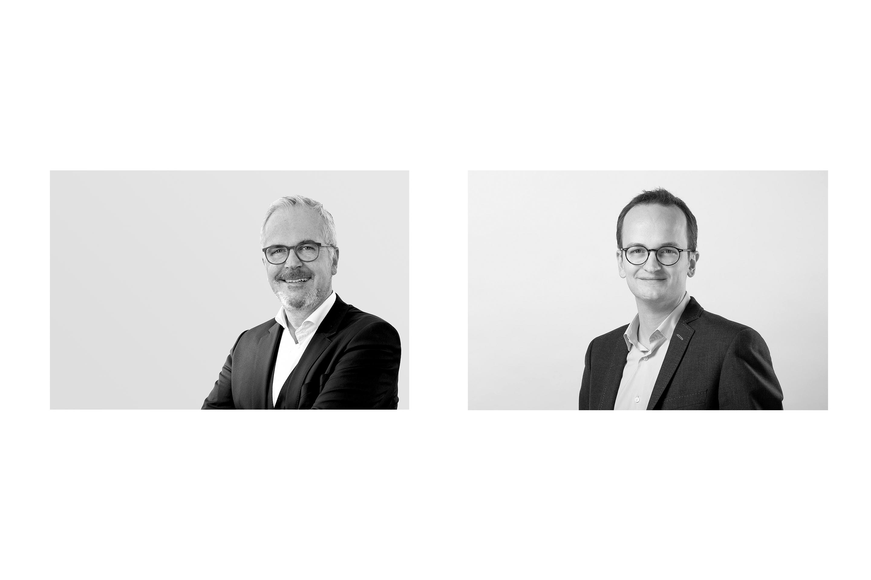 Links: Andreas Hauri (Stadtrat Zürich, Vorsteher Umwelt- und Gesundheitsdepartement), rechts: Martin Neukom (Regierungsrat, Baudirektor Kanton Zürich).