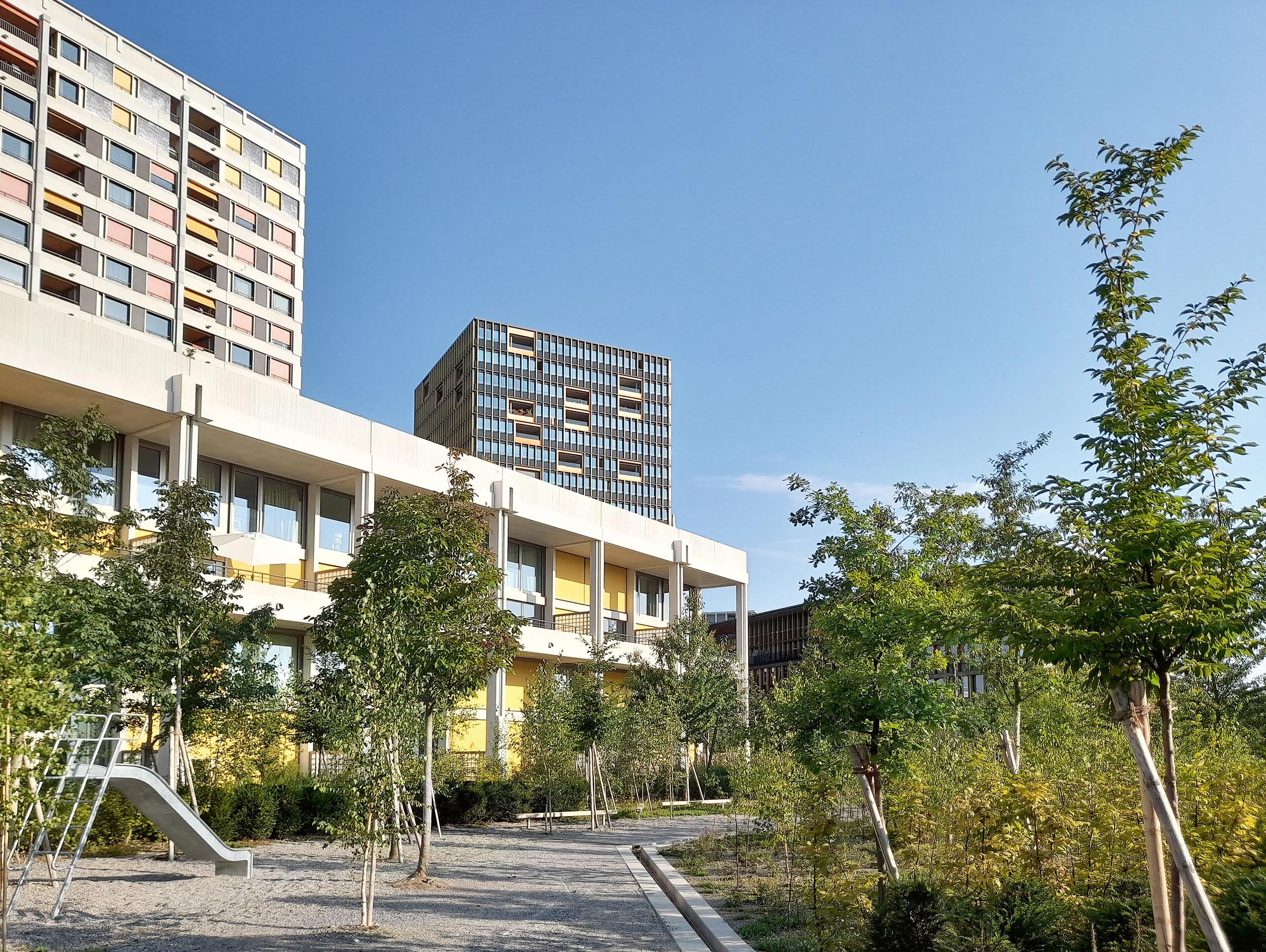 Der «Innere Garten» ist ein verbindender Grünraum für die Neuüberbauungen zwischen Oerlikon und Leutschenbach.