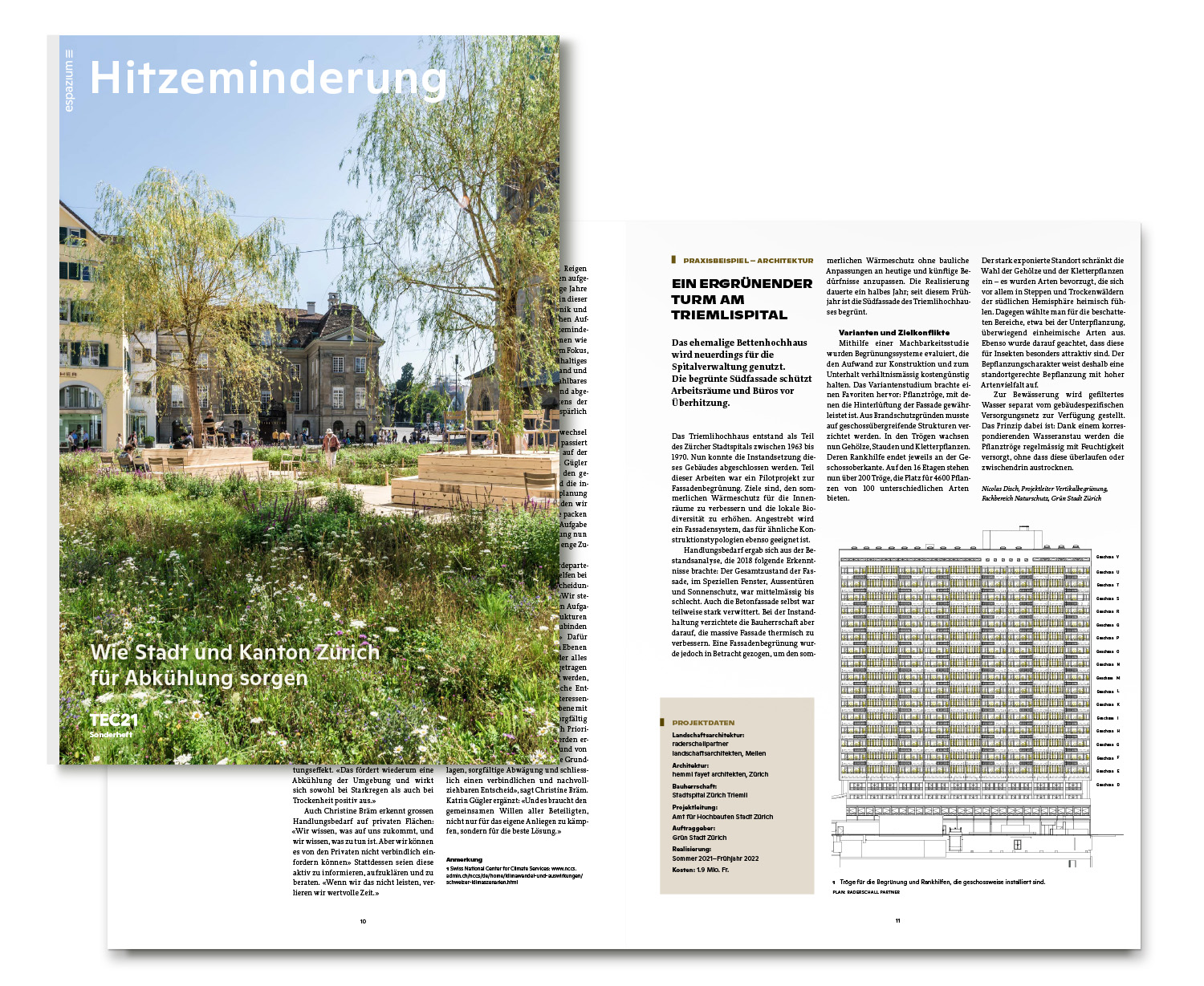 Hitzeminderung TEC21