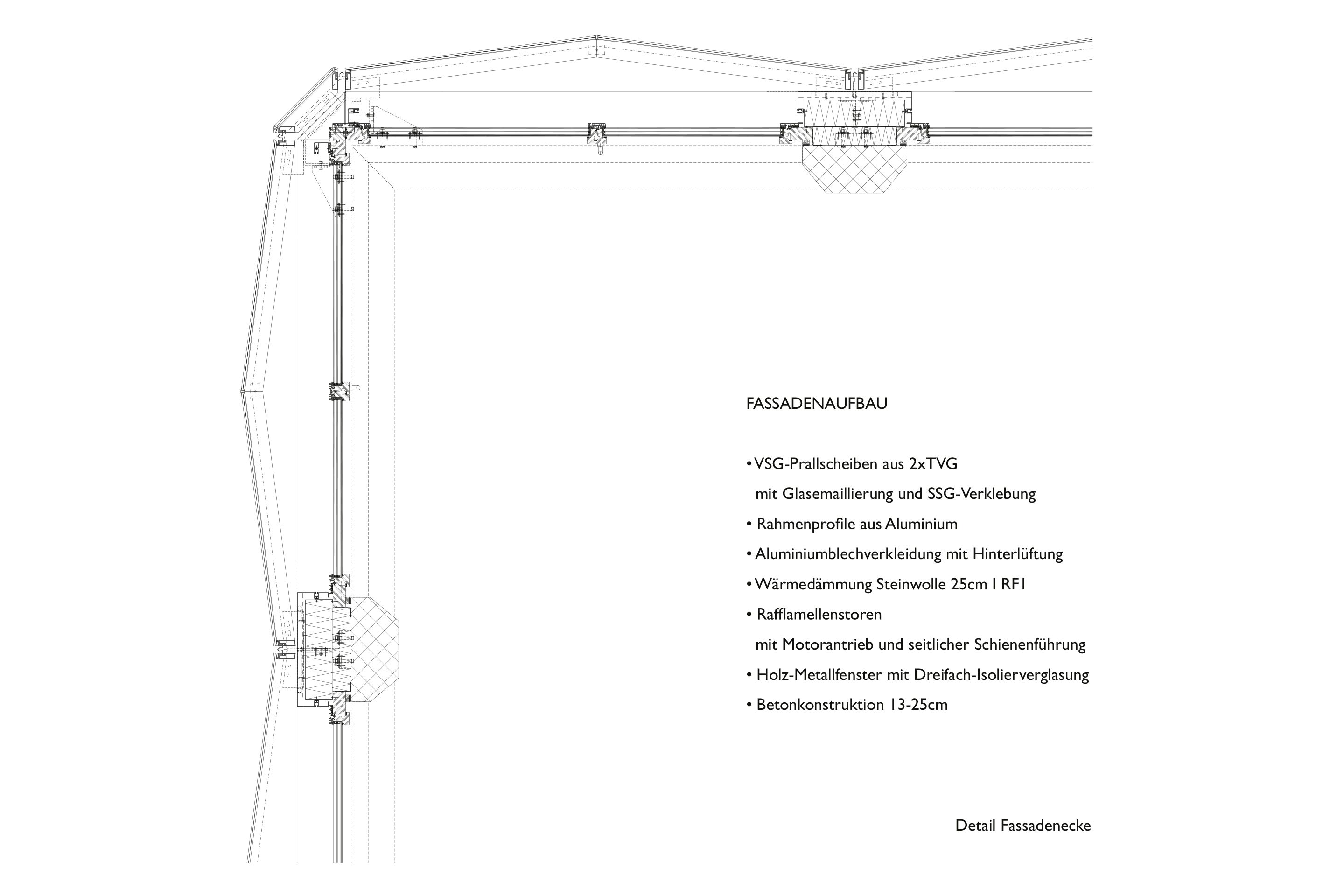 Costruzione della facciata.