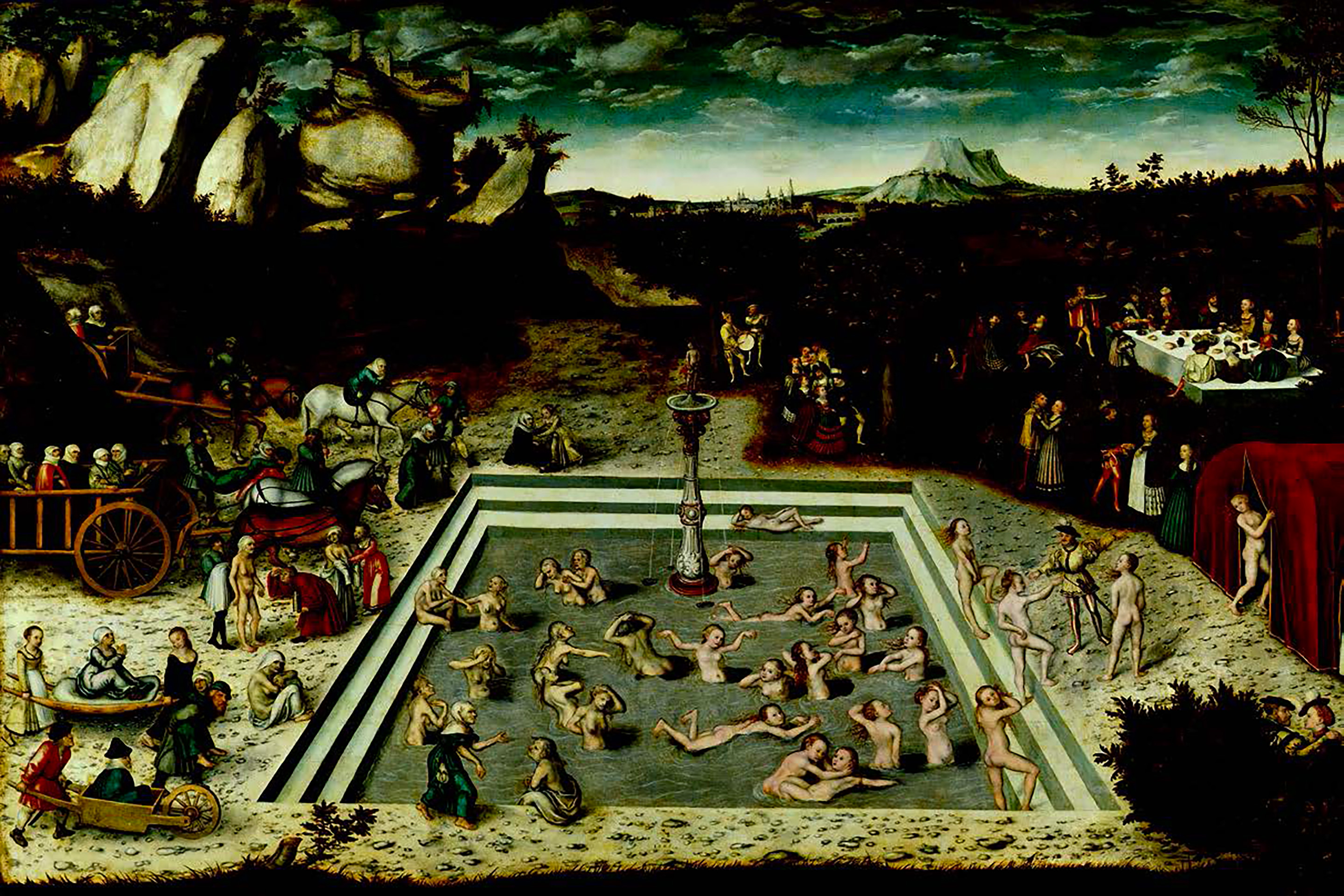Lucas Cranach il Vecchio, Fonte della giovinezza, 1546.