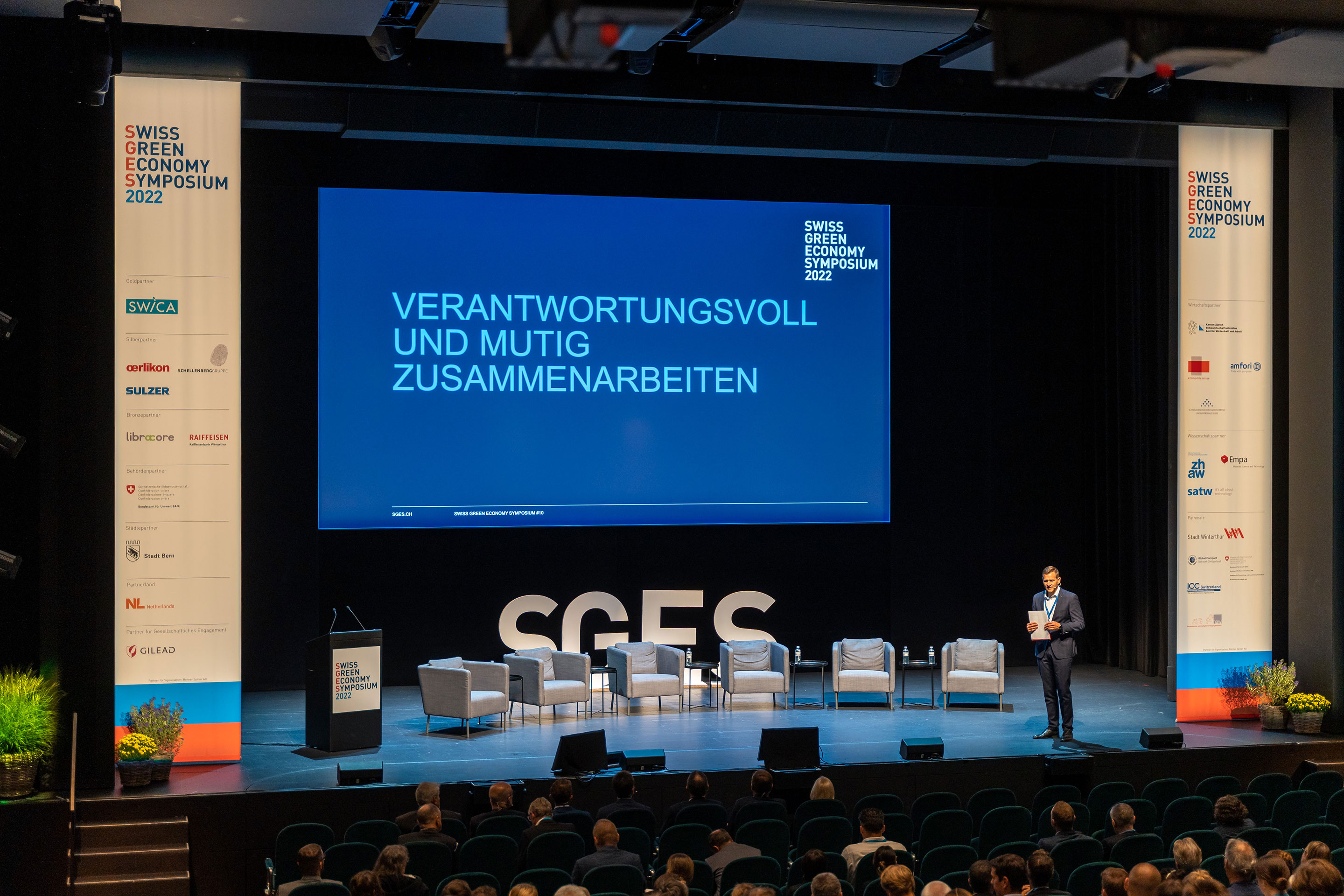 Bereits zum zehnten Mal trafen sich Anfang September über 1000 Vertreterinnen aus Wirtschaft, Wissenschaft und Verwaltung am Swiss Green Economy Symposium in Winterthur.