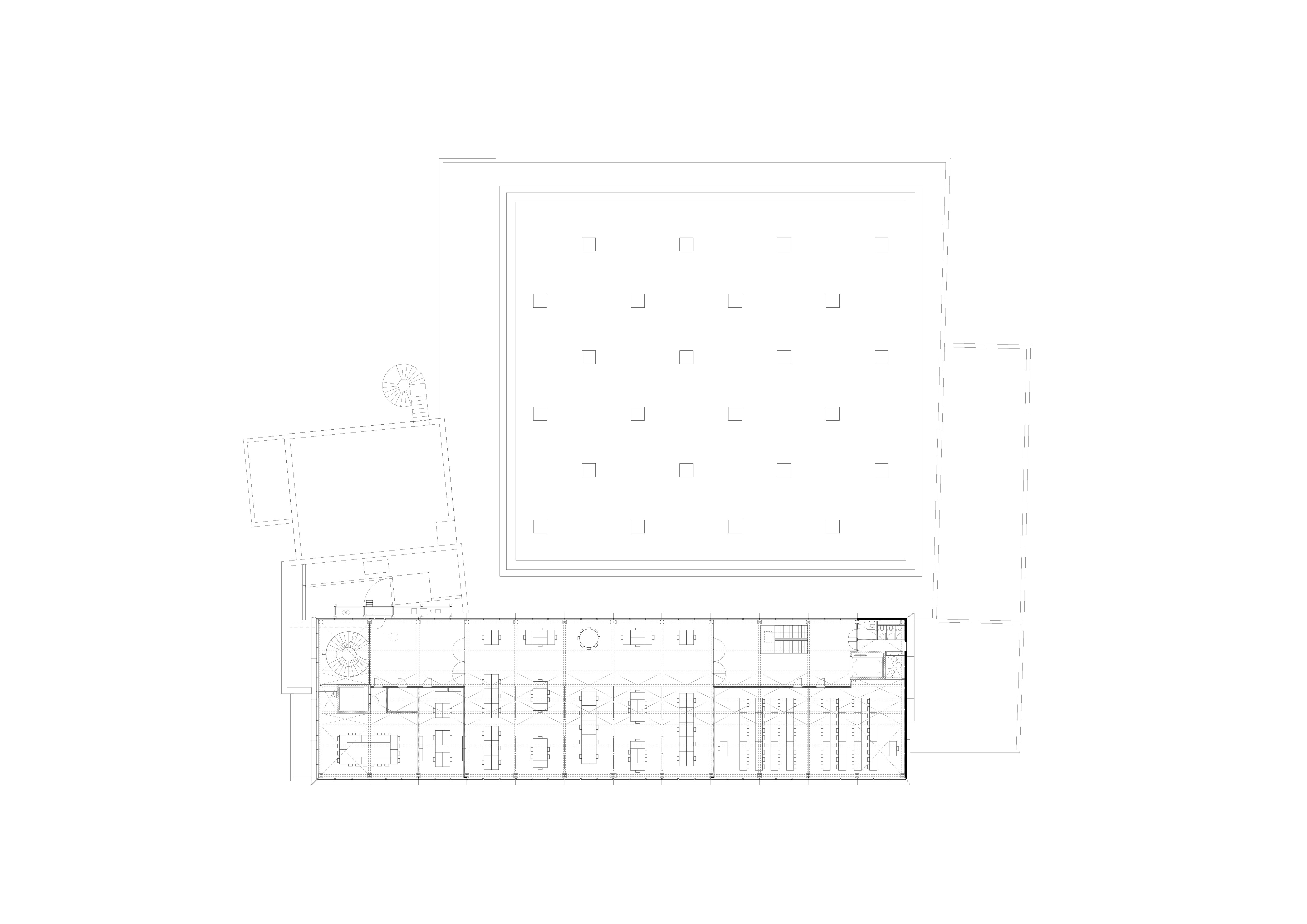 Plan de l’étage en attique