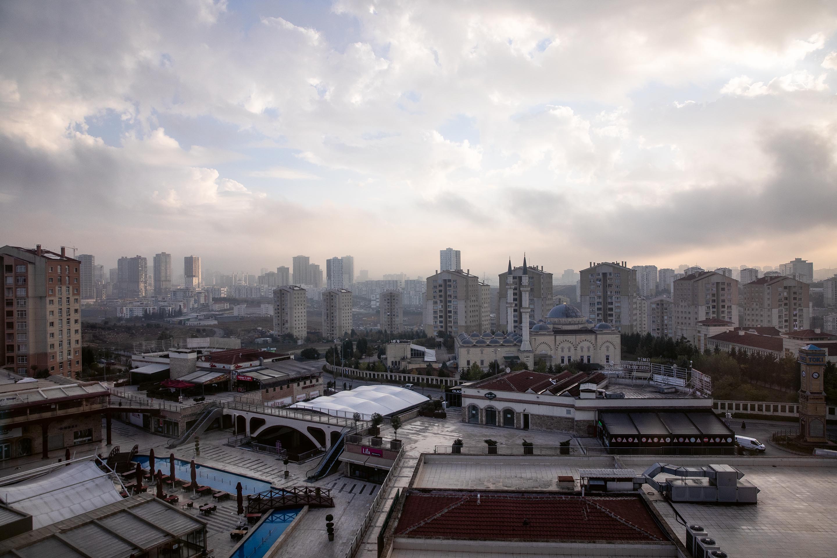 Başakşehir, une agglomération de la périphérie d’İstanbul.