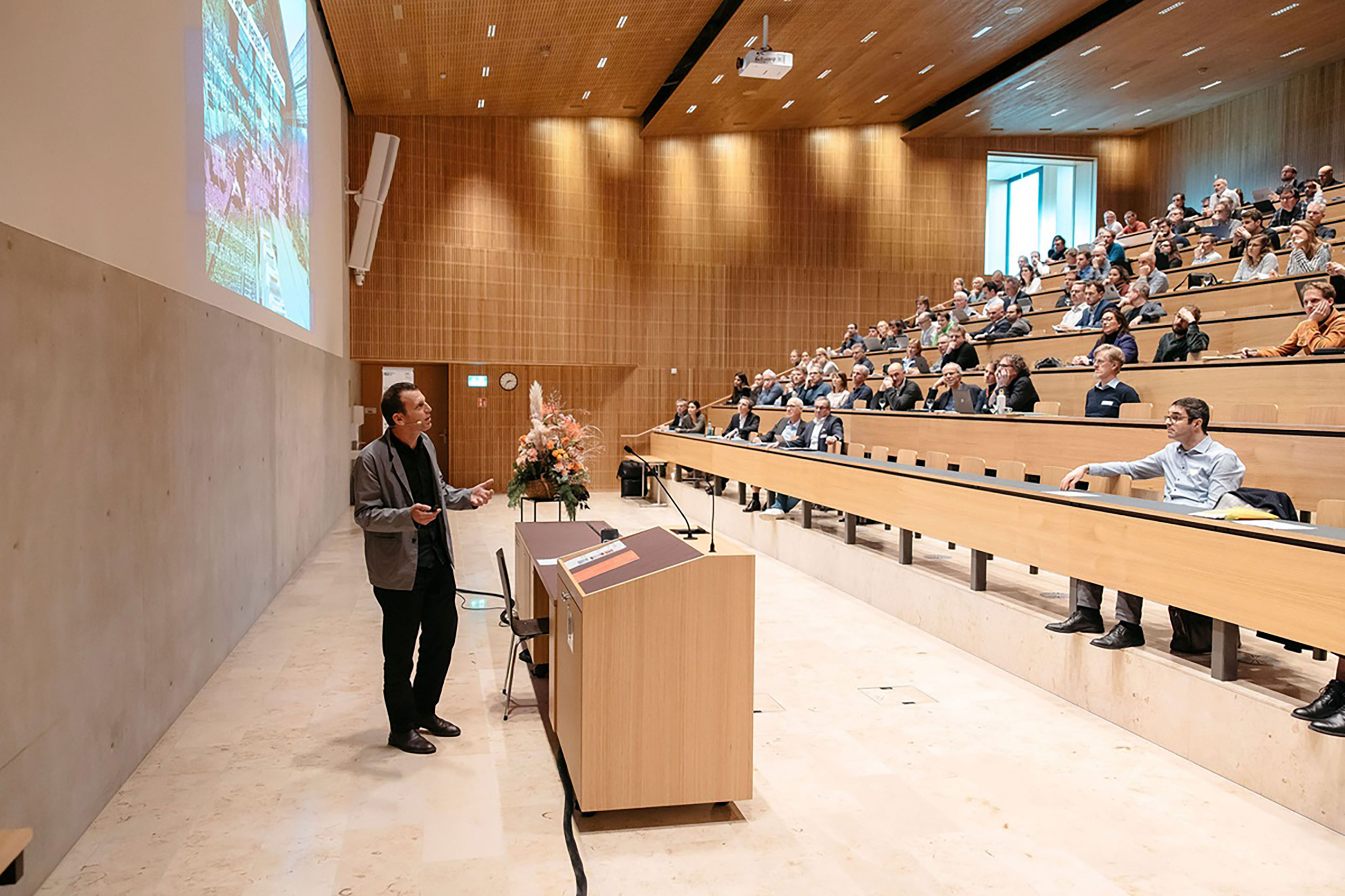 Oliver Streiff, Baurechtsdozent an der ZHAW, am Schweizer Bauforum 2022.