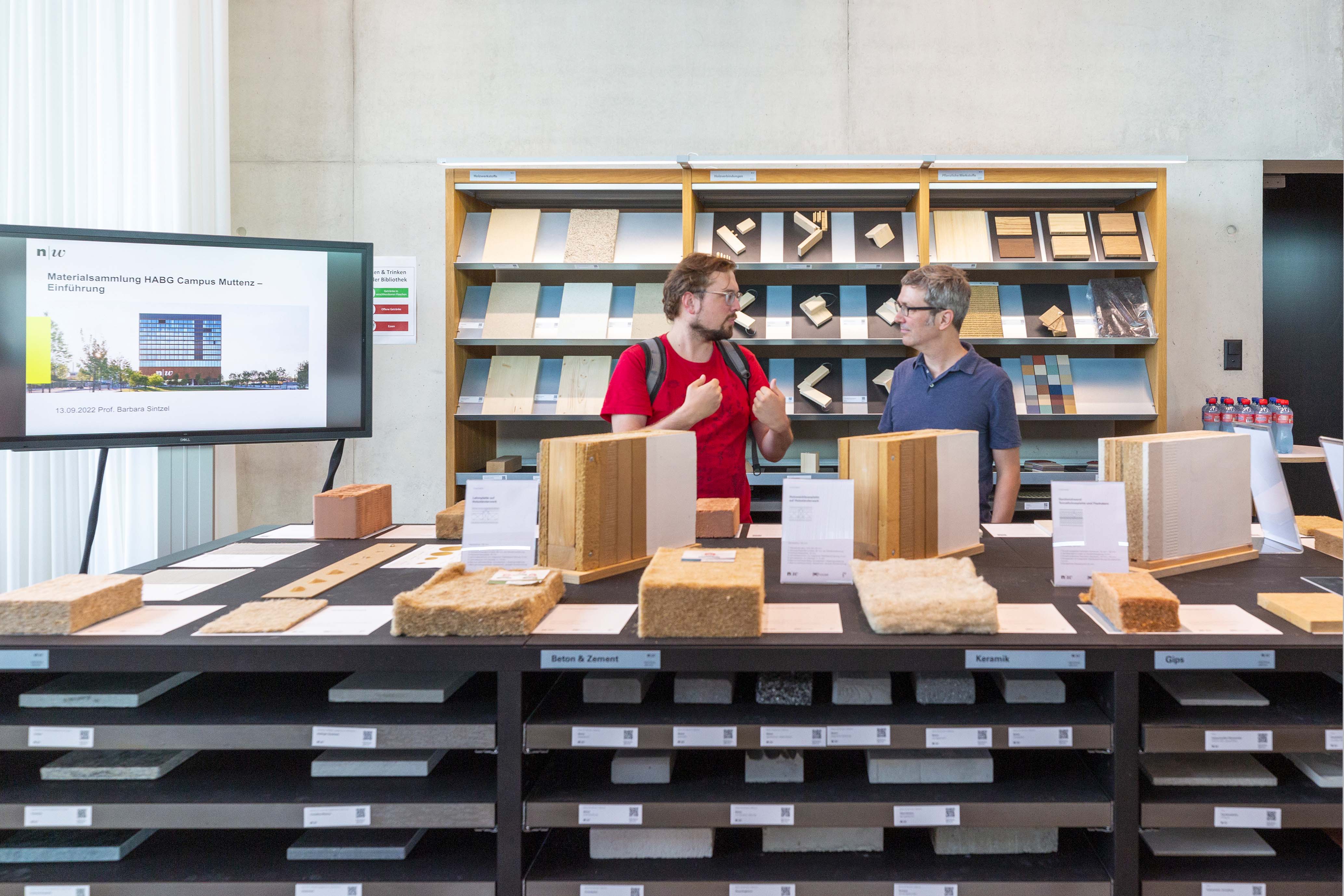 Materialsammlung der HABG FHNW in Muttenz. Foto: Julian Salinas, FHNW