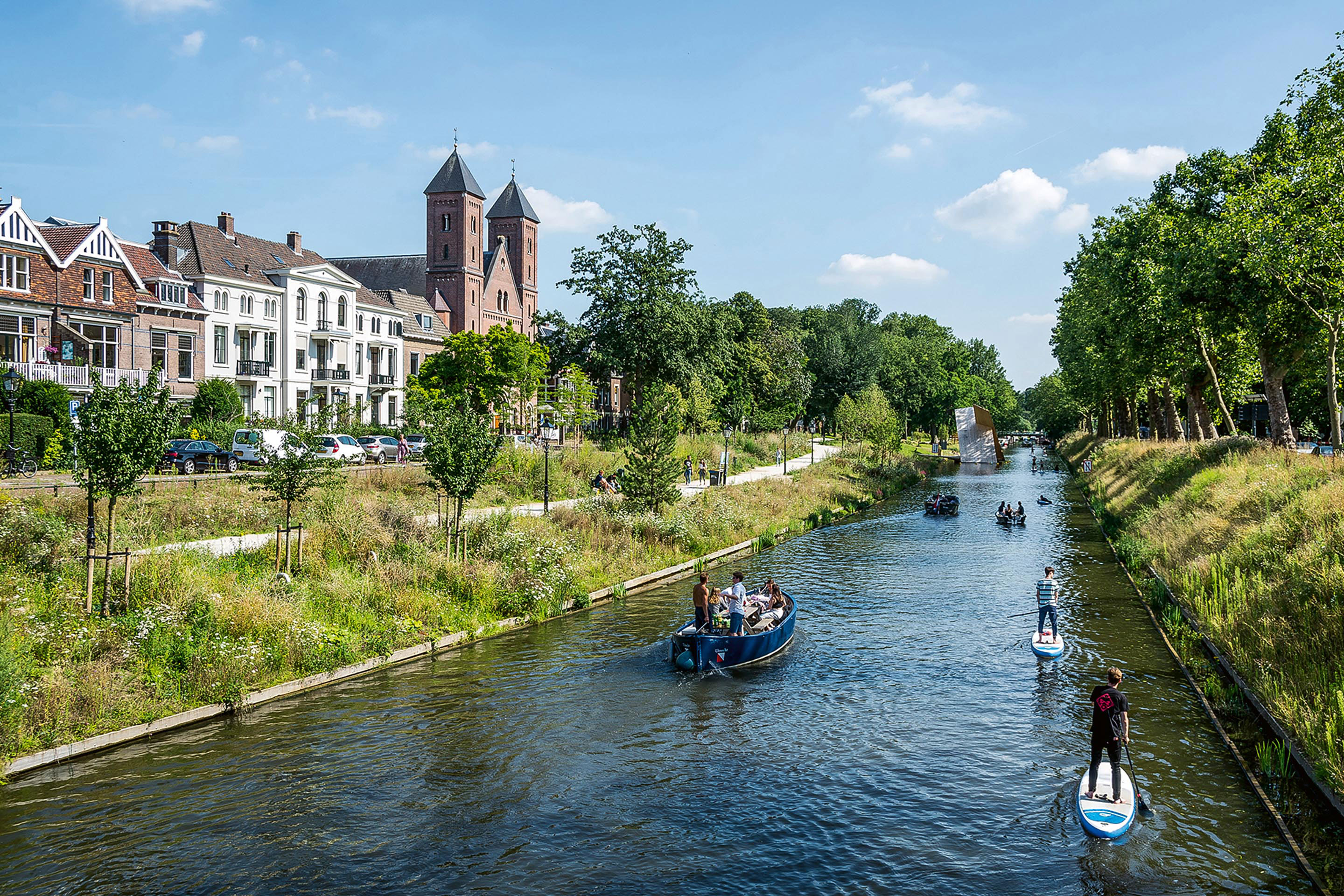 Vue du canal Catharijnesingel en 2022 (après).