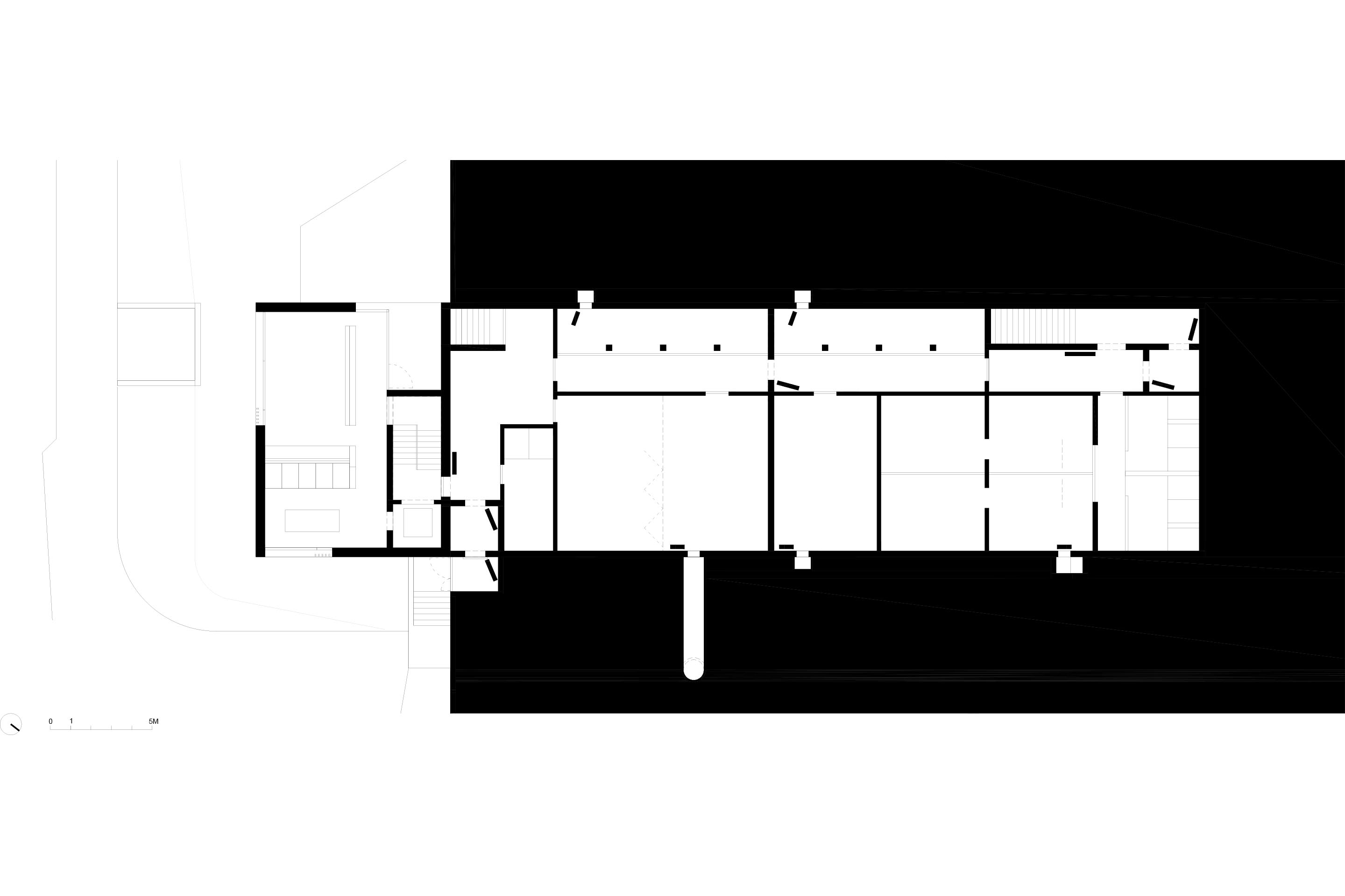 Pianta piano seminterrato, scuola dell’infanzia.