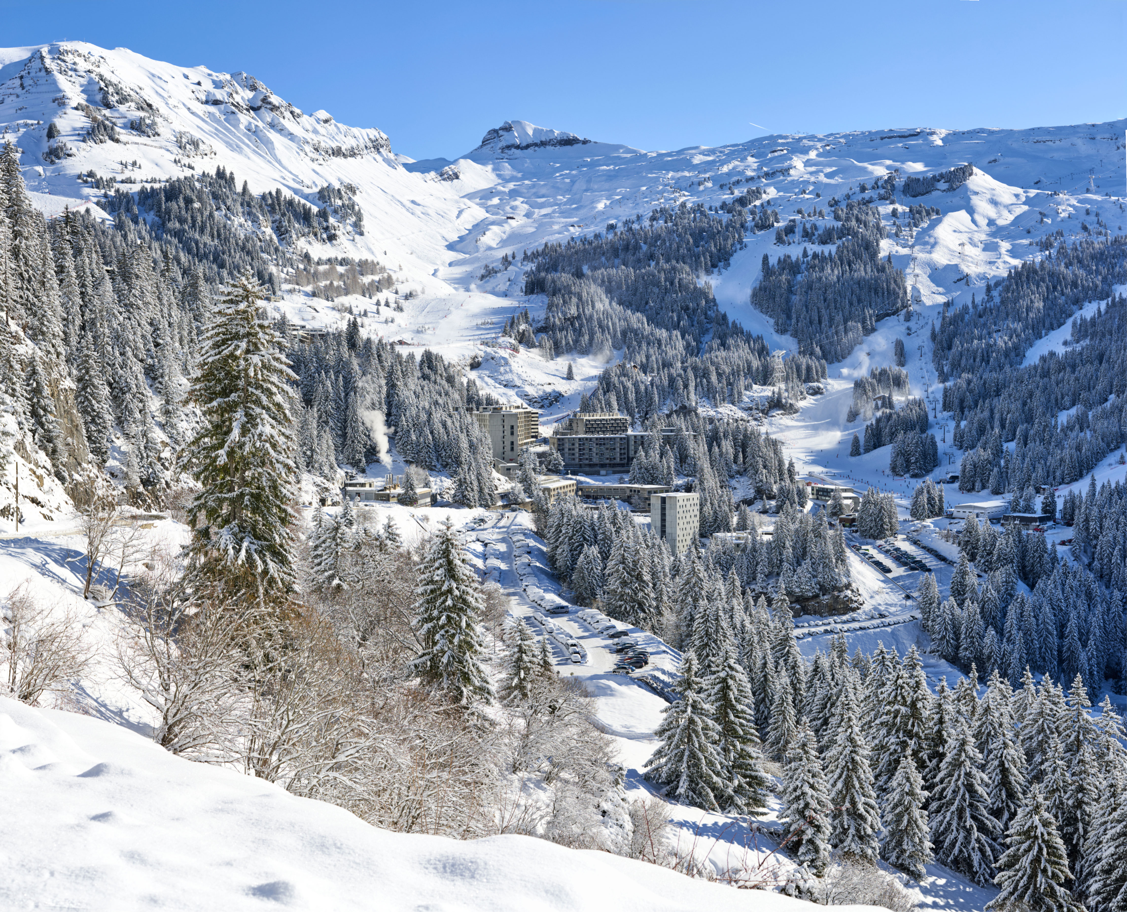 La station Flaine.
