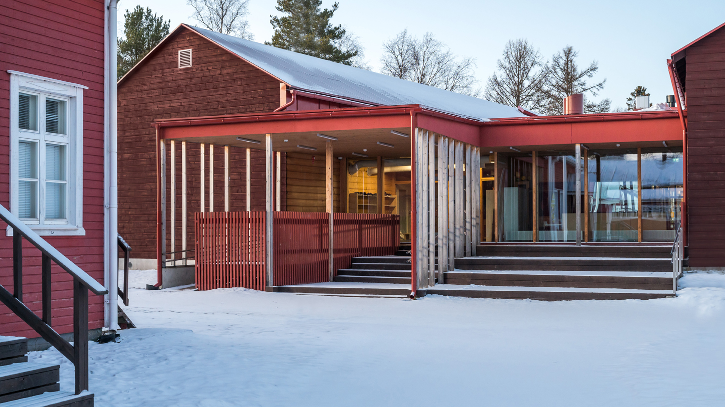 Lumijoki school, Oulu, Finlandia, Luo architects