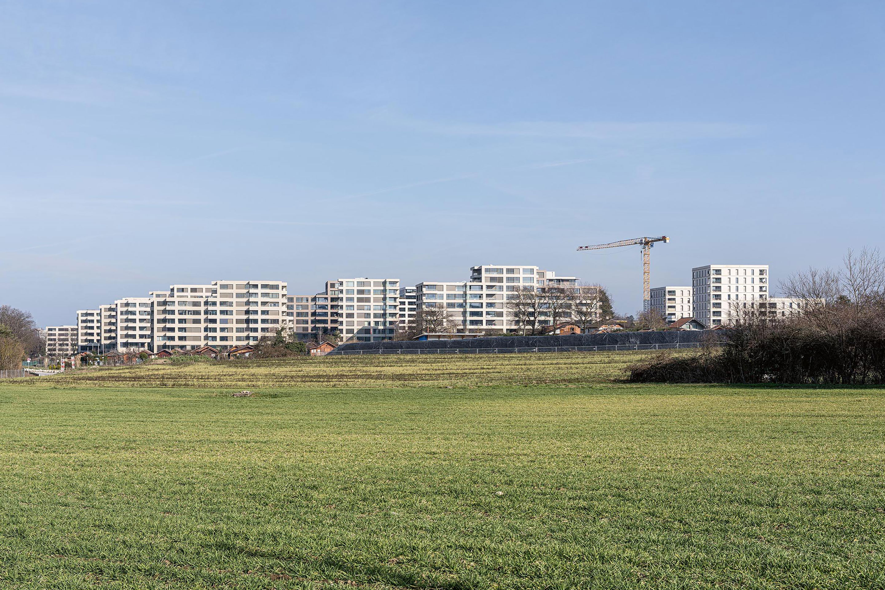 Le quartier des Sciers à Plan-les-Ouates (GE).