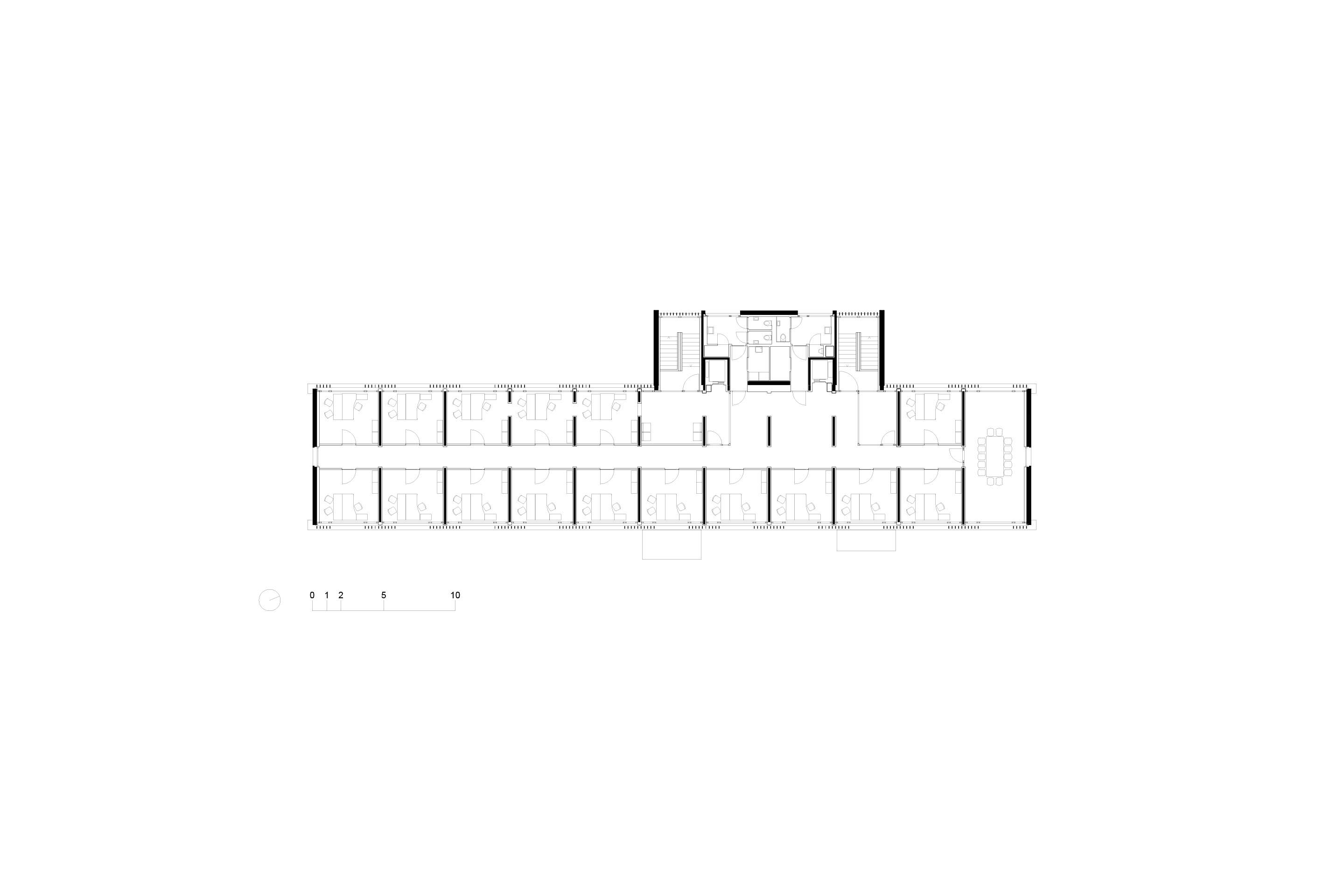 Pianta del sesto piano.