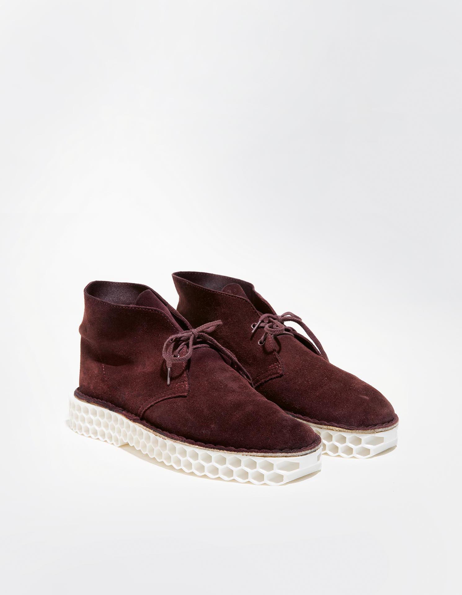 Semelle crêpe de Desert Boot recréée avec un filament élastomère thermo­plastique (TPE).