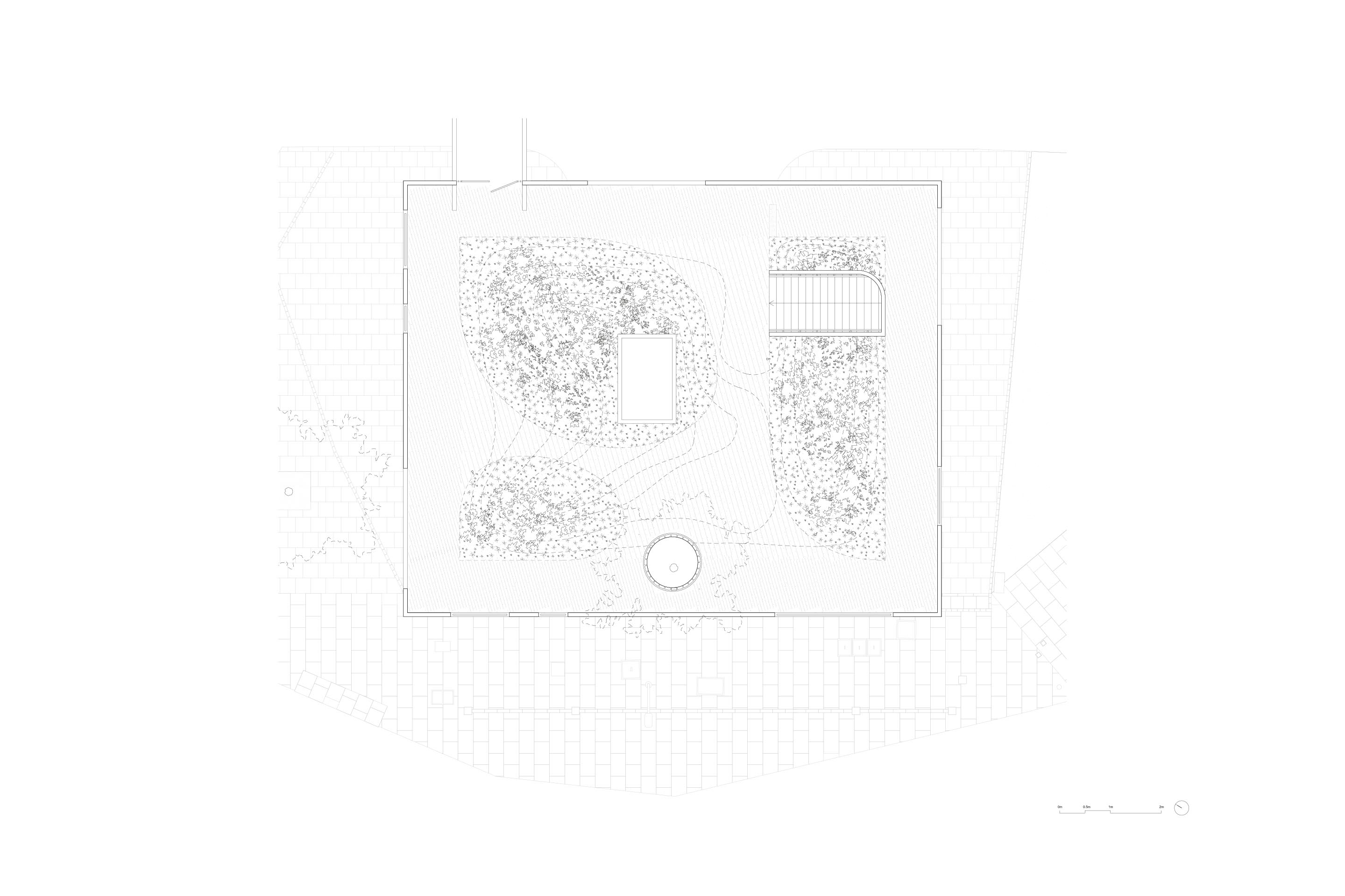 Sanchez Benton architects, Peveril gardens and Studios, Londra, 2021. Piante dei due livelli.