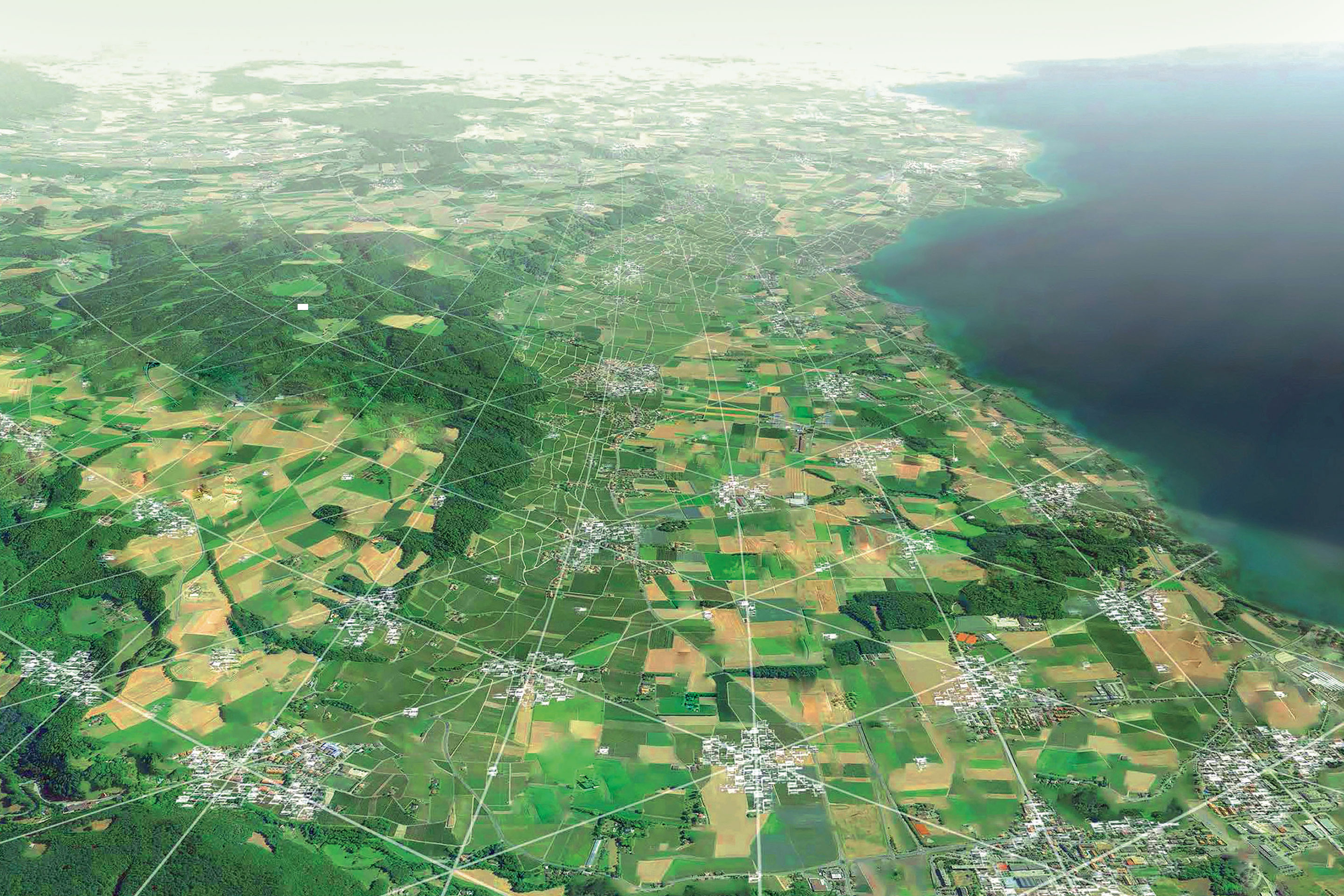 Eine Vision für die Metropole am Genfersee nach dem Auto: Die «Horizontale Gesellschaft» (Jonathan Amort, Geoffroy Jutzeler, Nadine Terrier, Marine Villaret, EPFL, 2015)