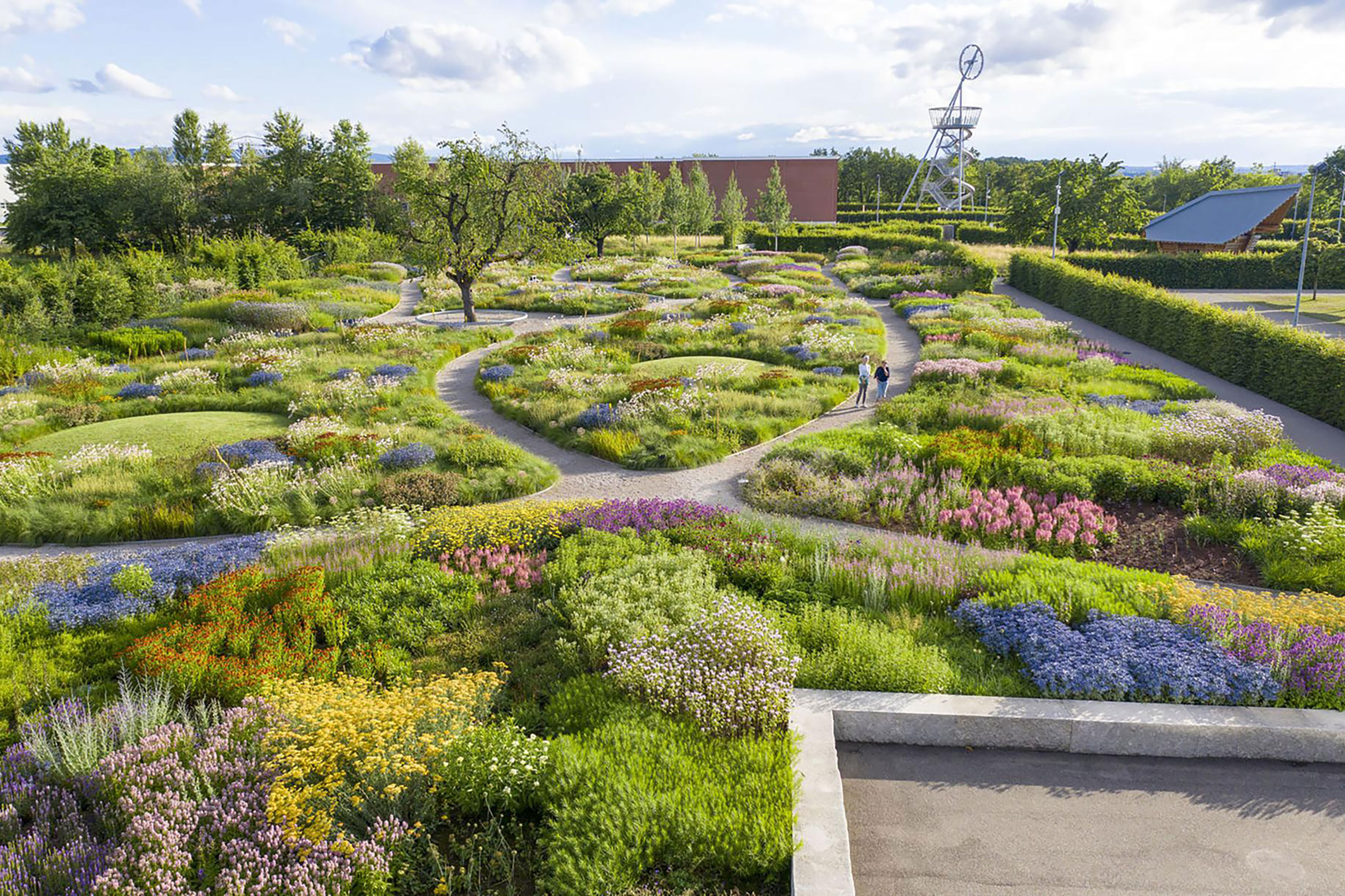 Piet Oudolf, Giardino Oudolf nel Campus Vitra, Weil am Rhein, 2020.