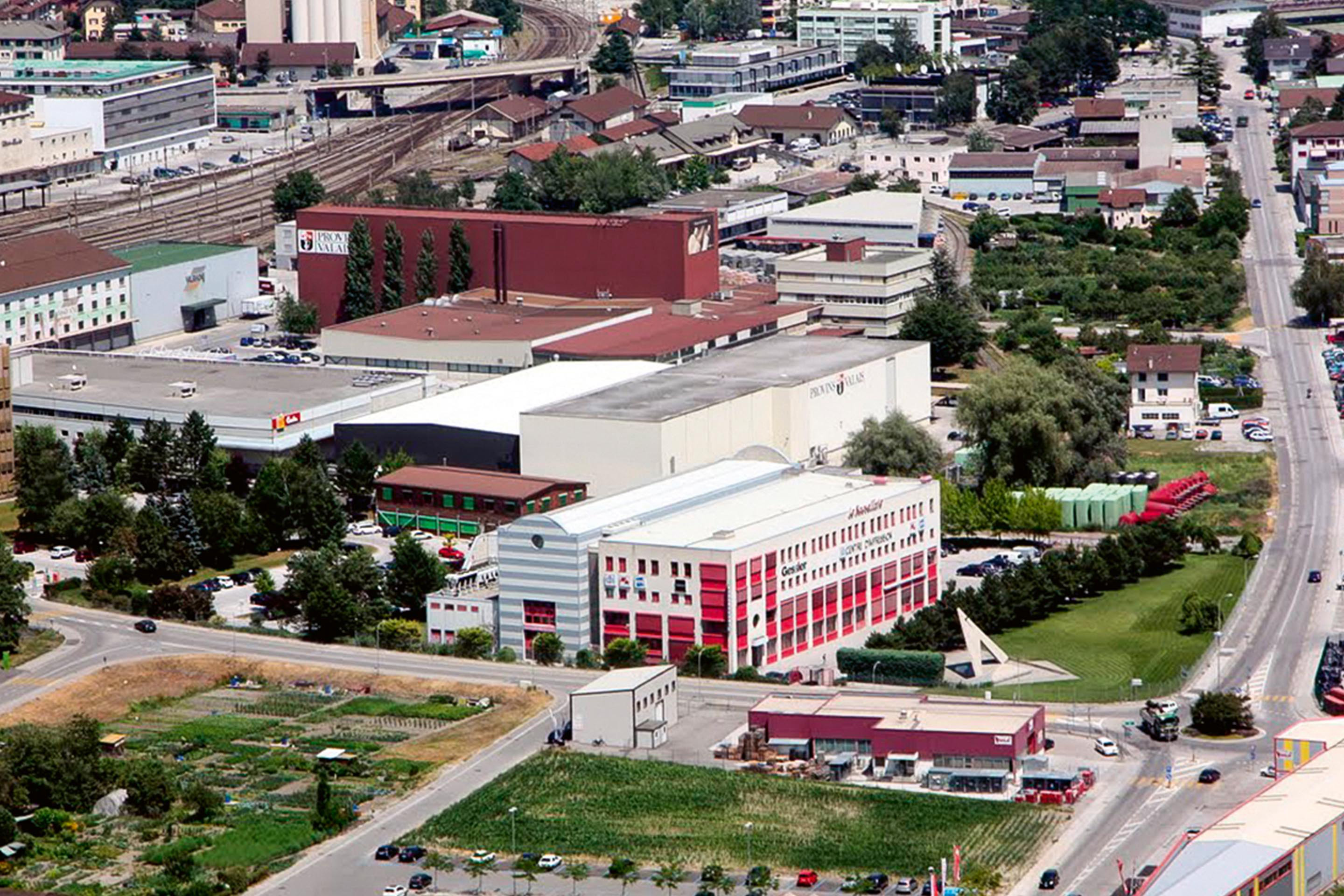 Vue du quartier avant transformation.