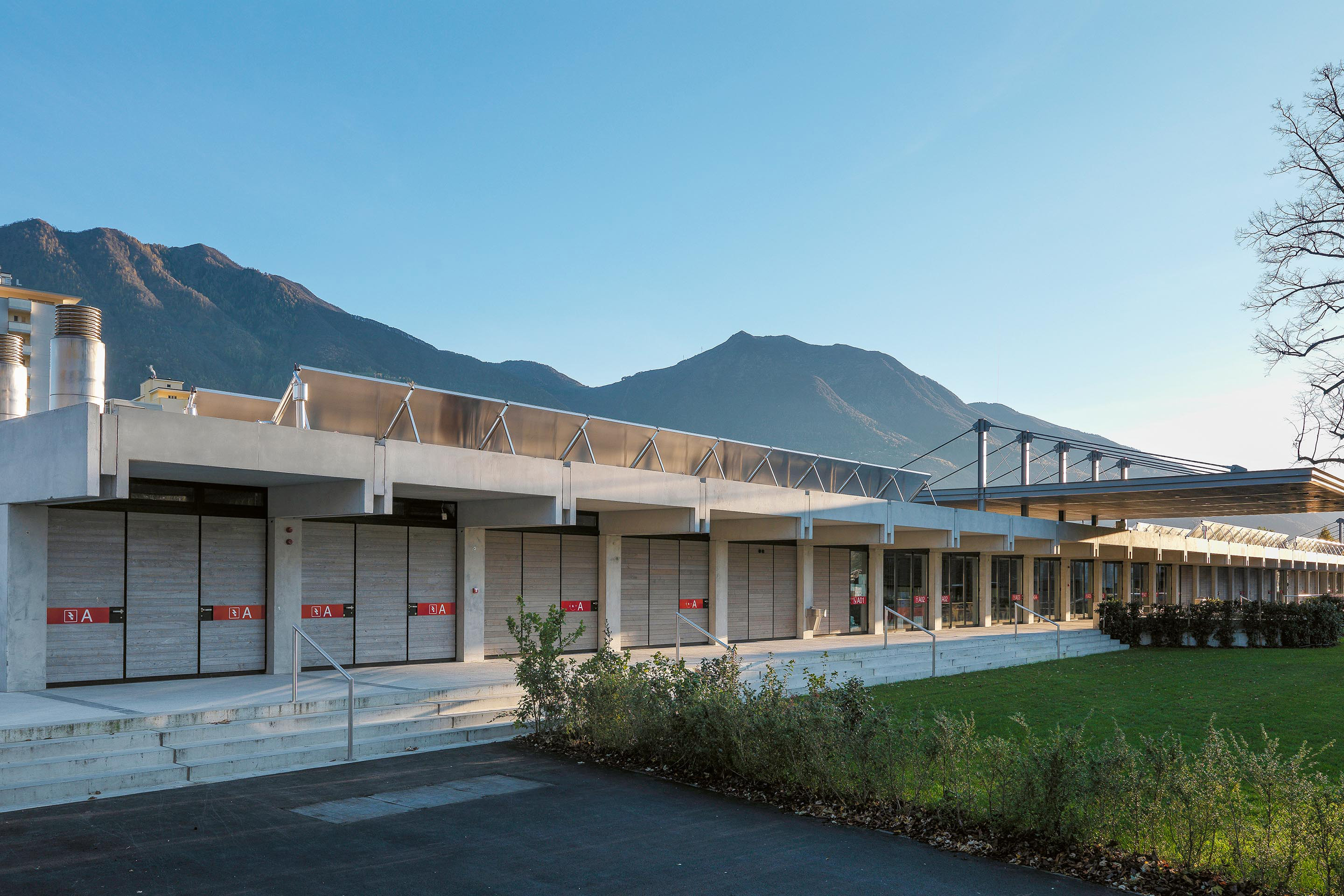 Mario Botta Architetti. Strutture della terza fase di ampliamento, completata nel 2013.