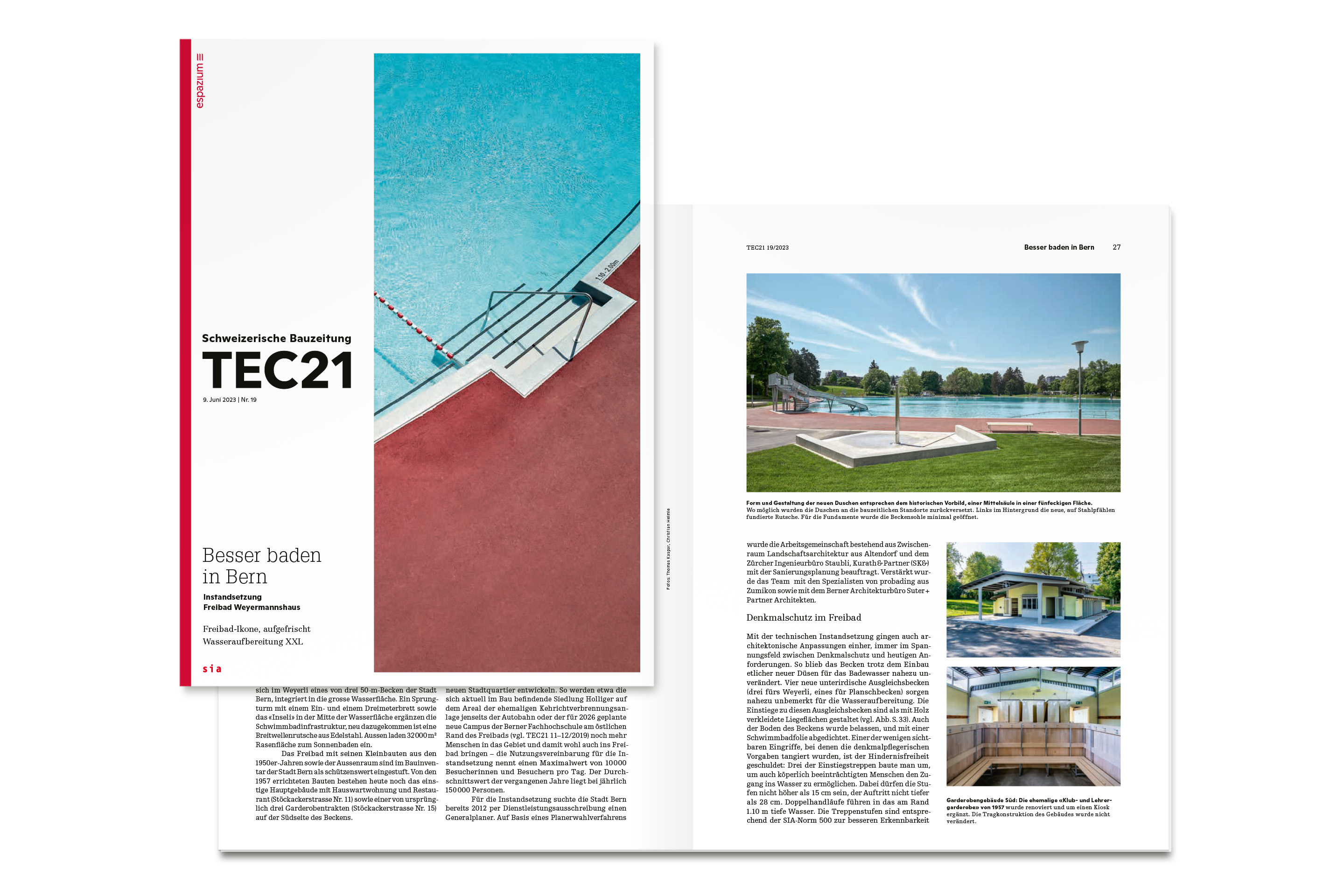 Instandsetzung Freibad Weyermannshaus TEC21