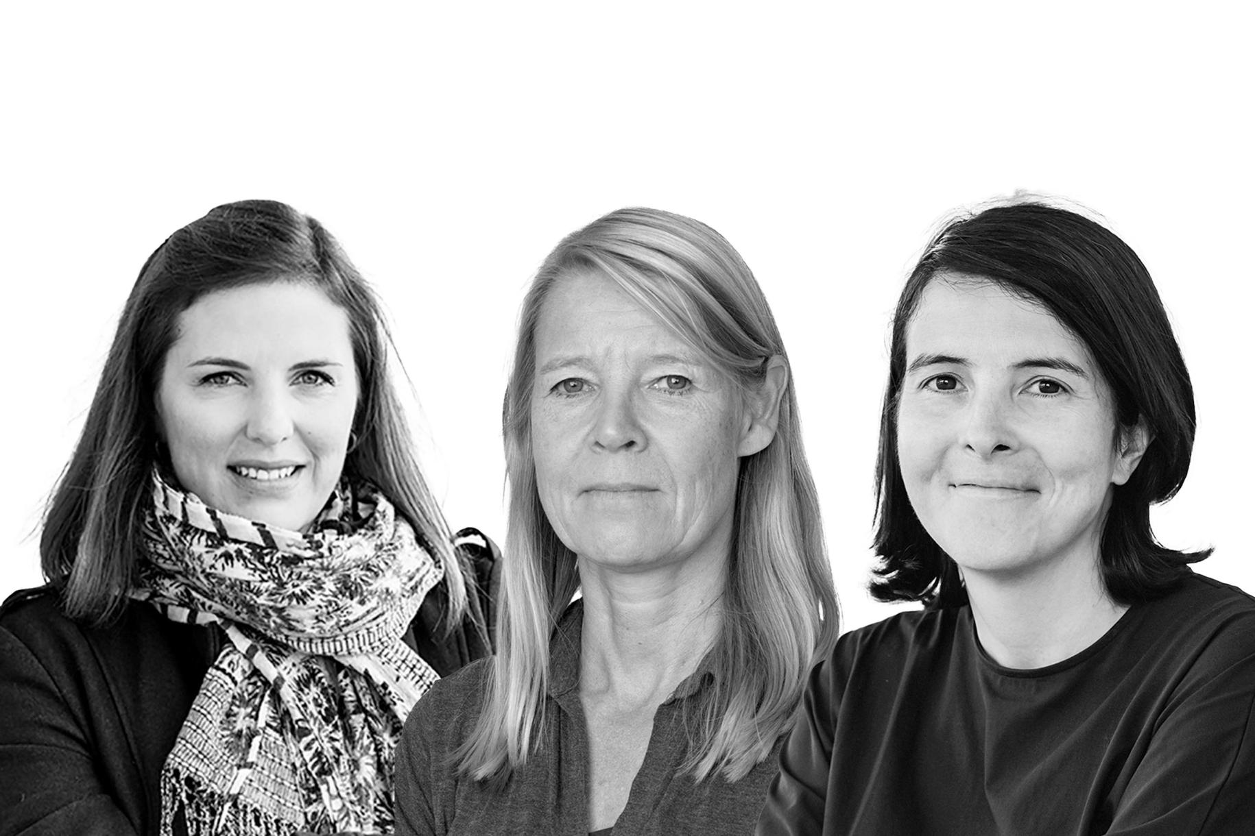 Muriel Rey, Annette Helle, Isabel Concheiro