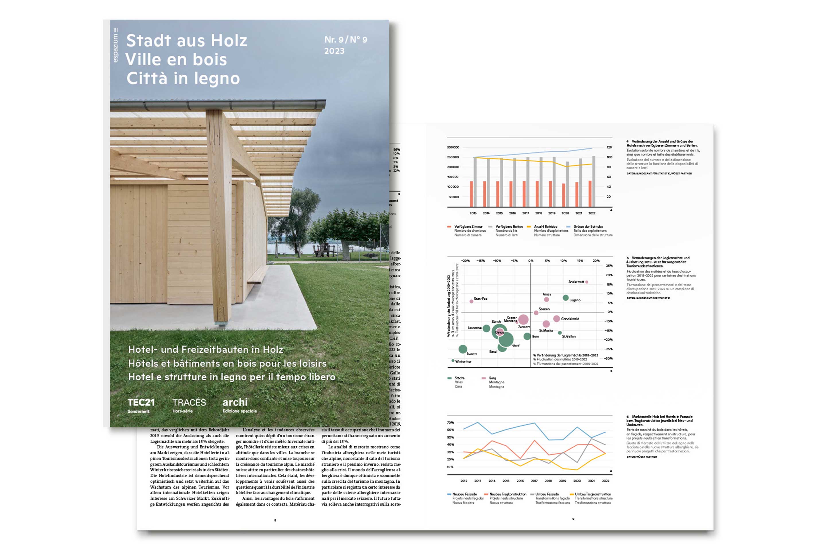Stadt aus Holz IV: Hotels und Freizeitbauten in Holz