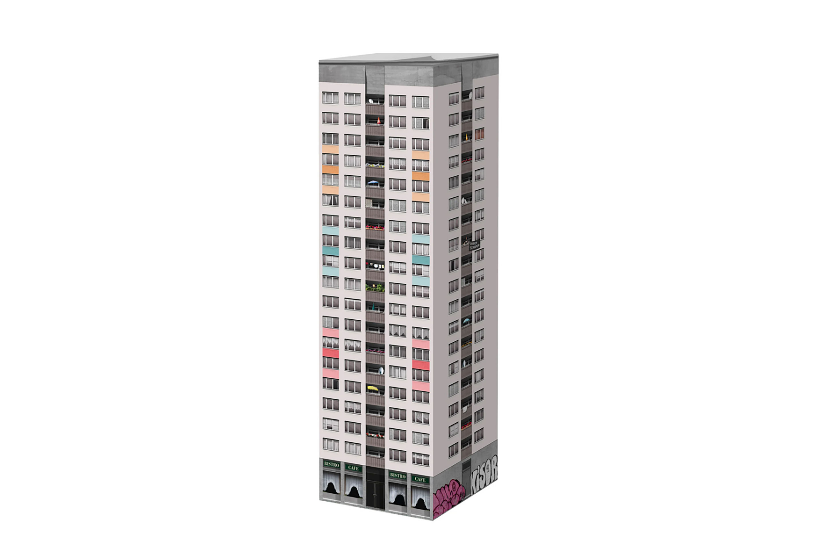 Paperscraper Plattenbau Berlin Seltmann Publishers