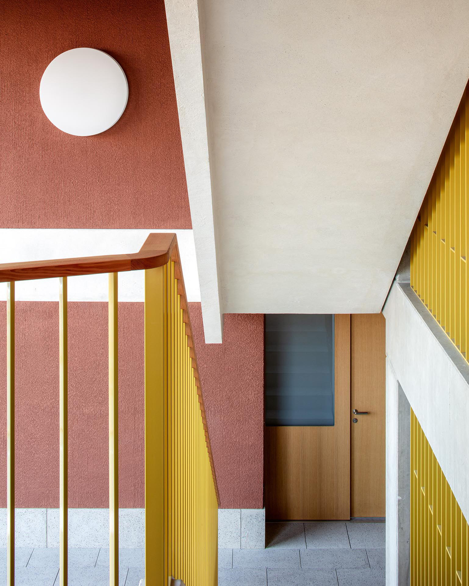 Des coloristes ont travaillé aux côtés des architectes pour ce projet.