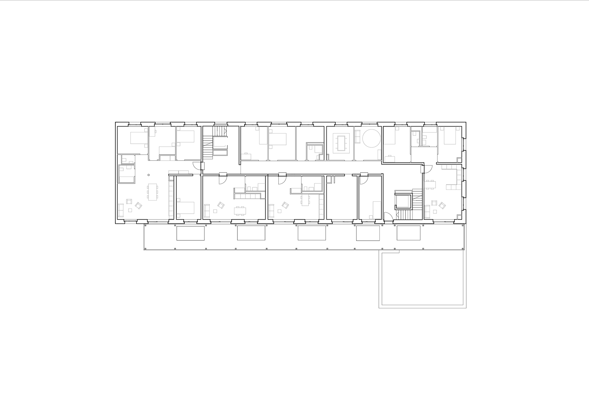 Plan étage 3.