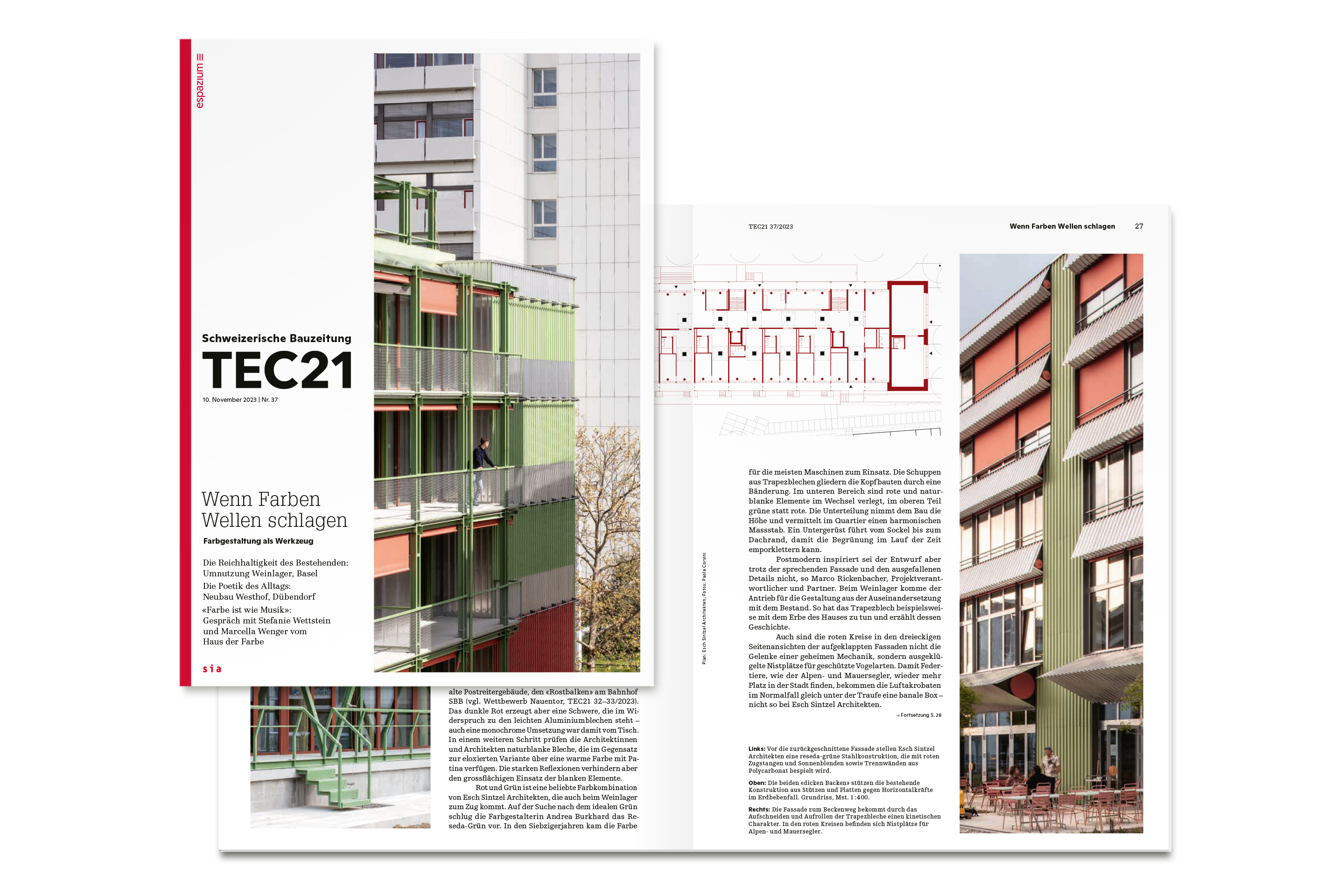TEC21 Farbgestaltung als Werkzeug