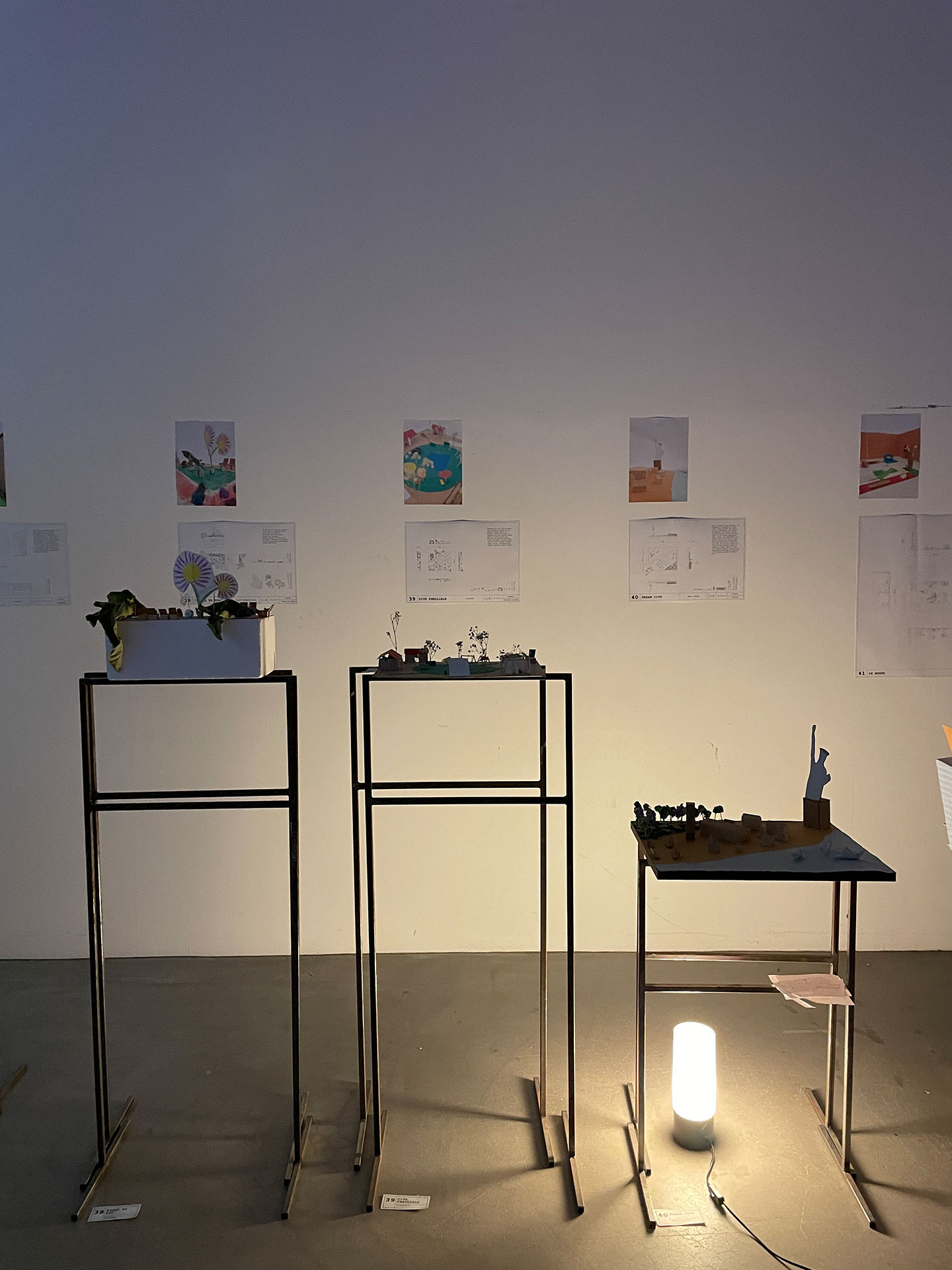 Photo de l’exposition à l’Accademia di Architettura di Mendrisio.