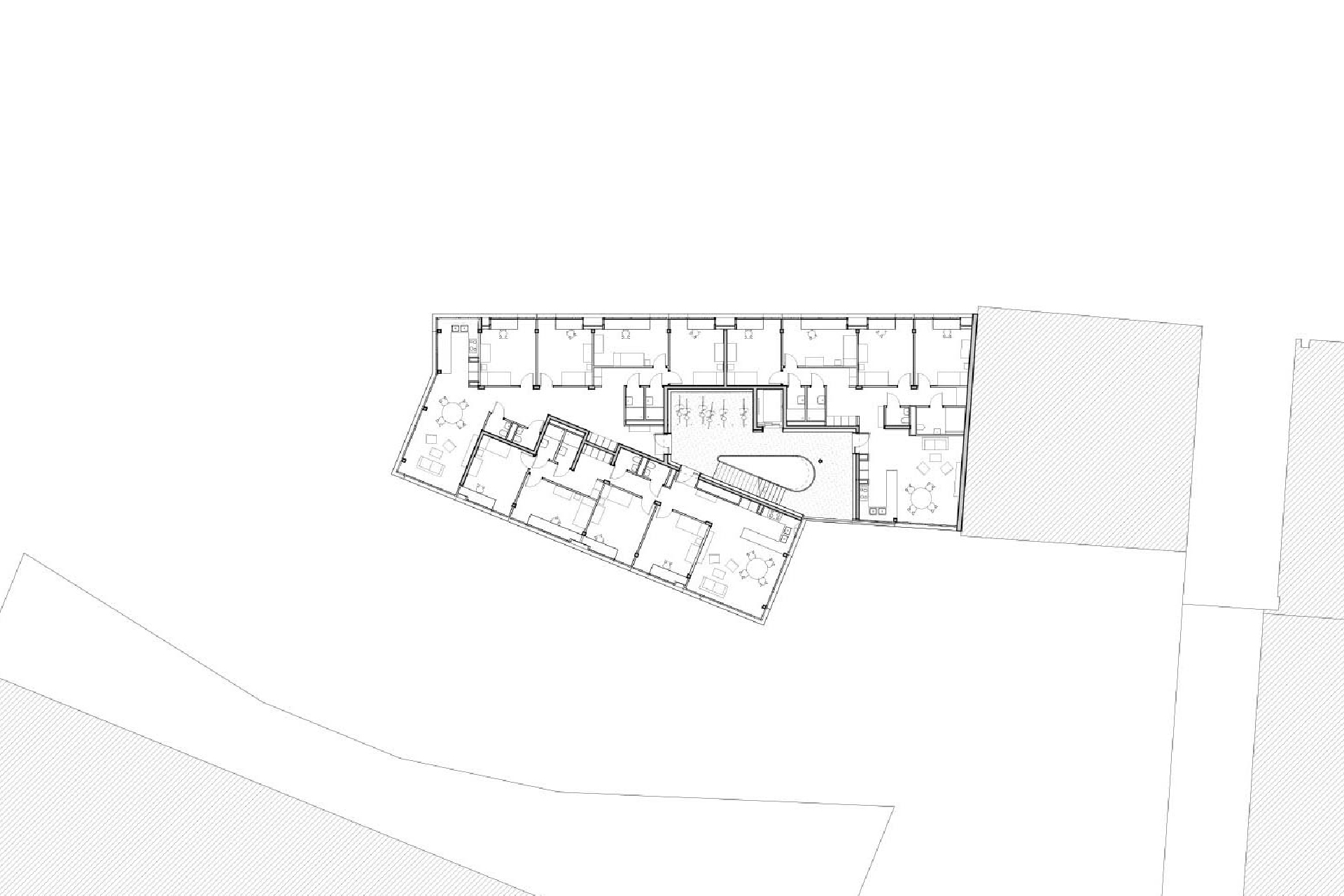 Plan étage type.